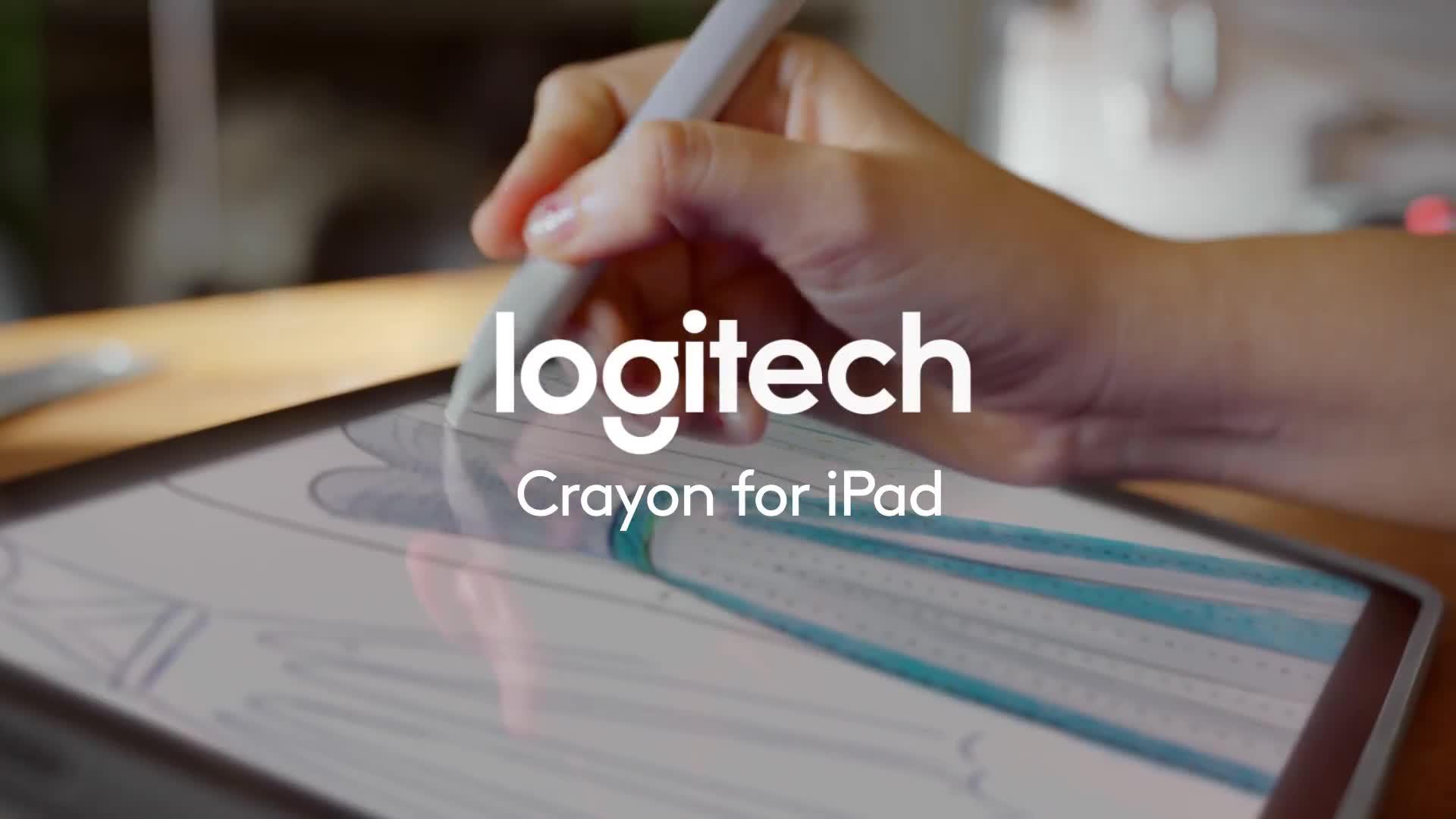 Video of logitech-crayon-digital-pencil-for-ipad-usb-c