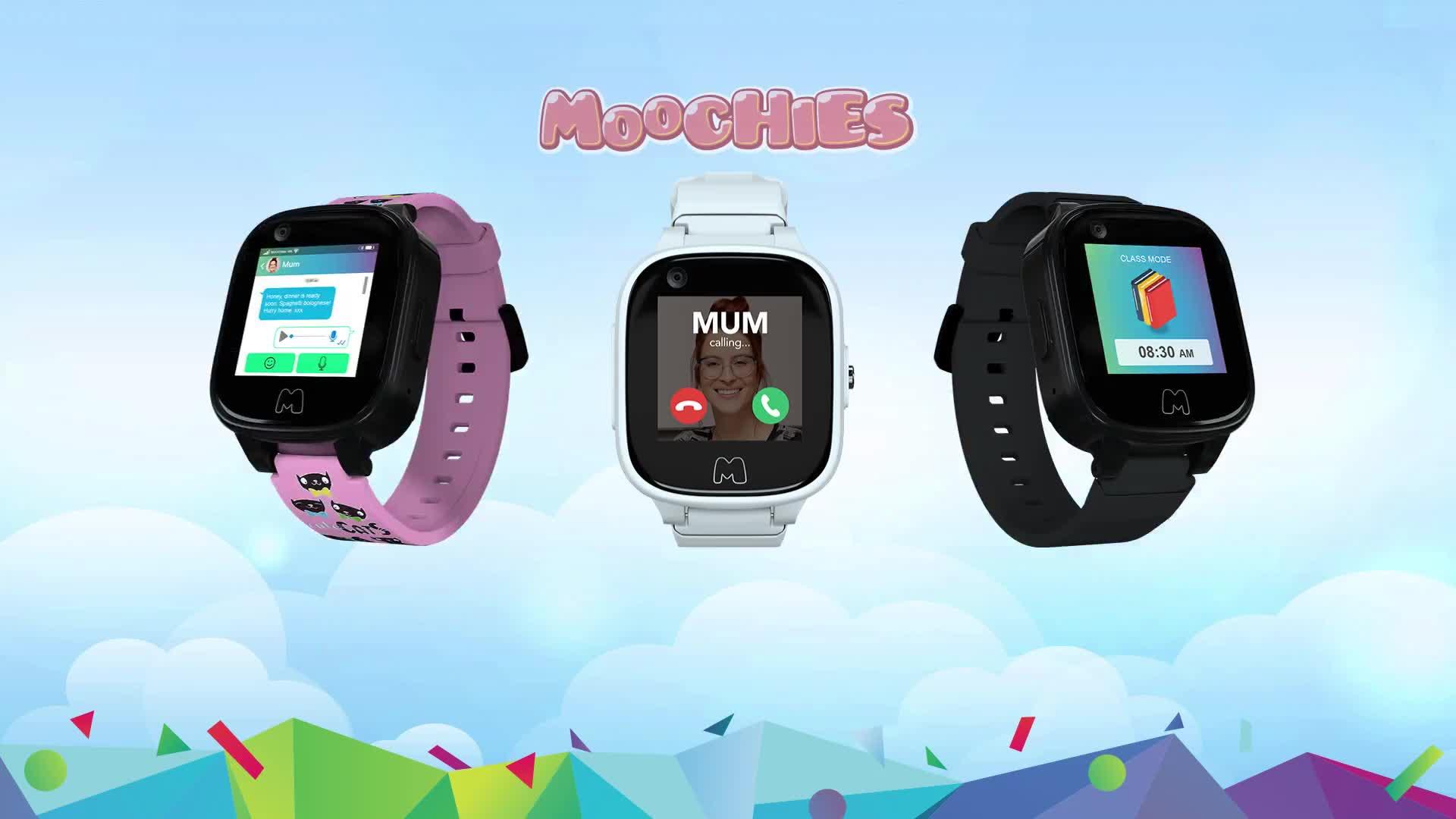 Video of moochies-connect-smartwatch-4g-black