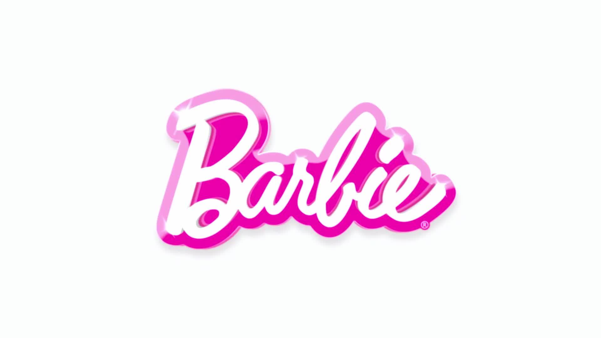 Video of barbie-large-doll-28ins-tall-with-blonde-hair-and-shimmery-pink-dress