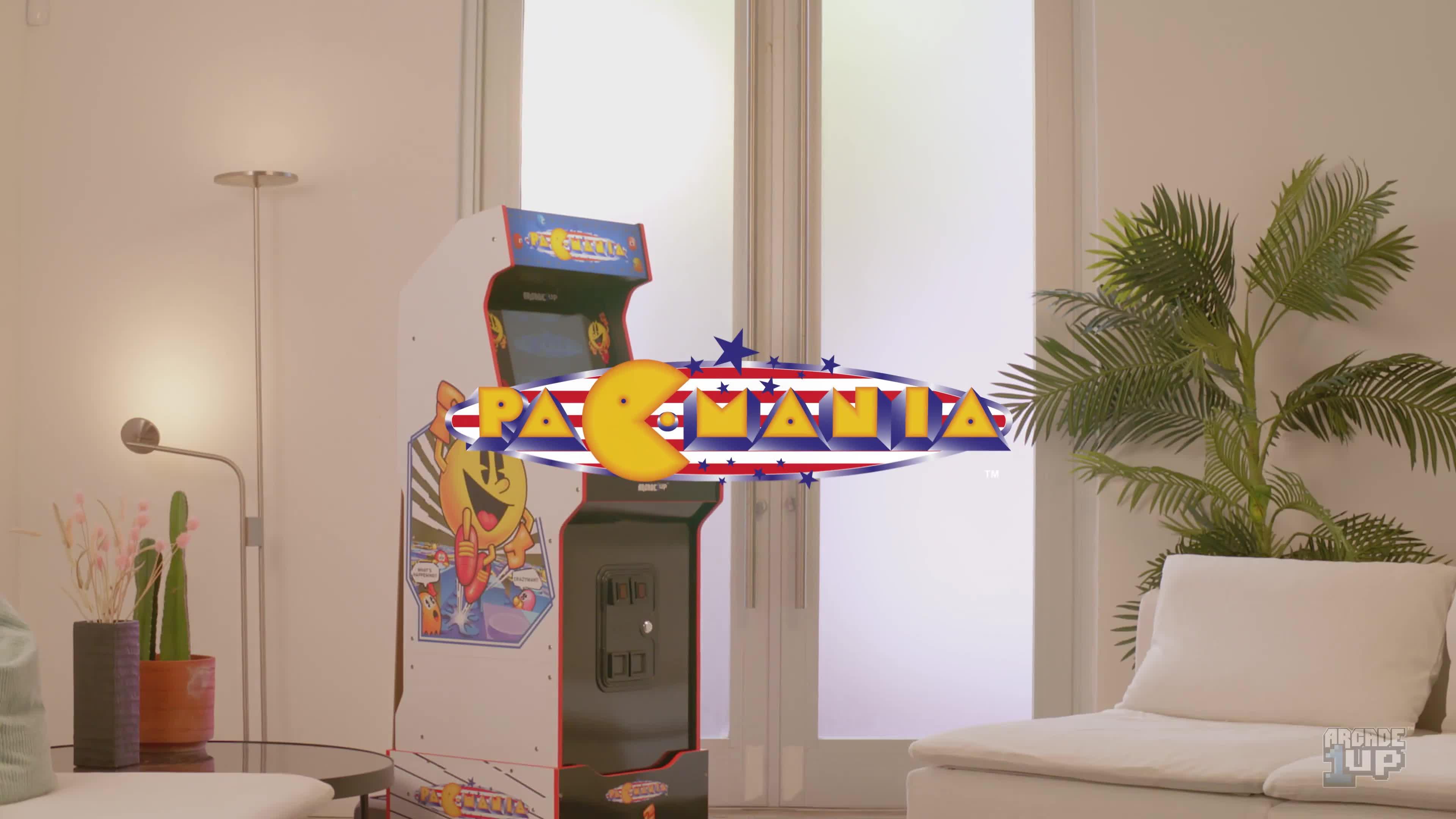 Video of arcade-1up-pac-mania-14-in-1-wifi-legacy-arcade-machine