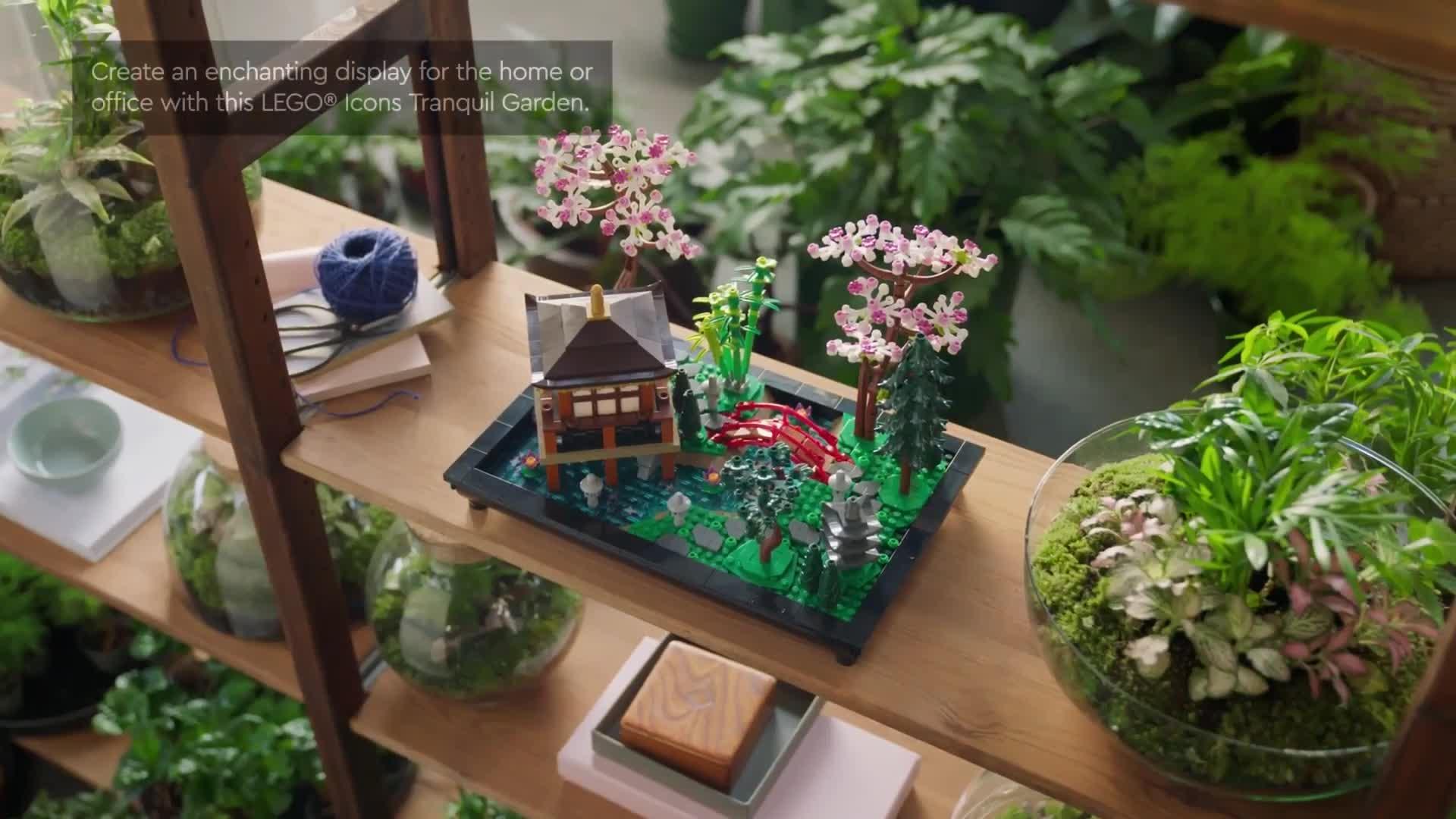 Video of lego-botanical-botanicals-tranquil-garden-10315
