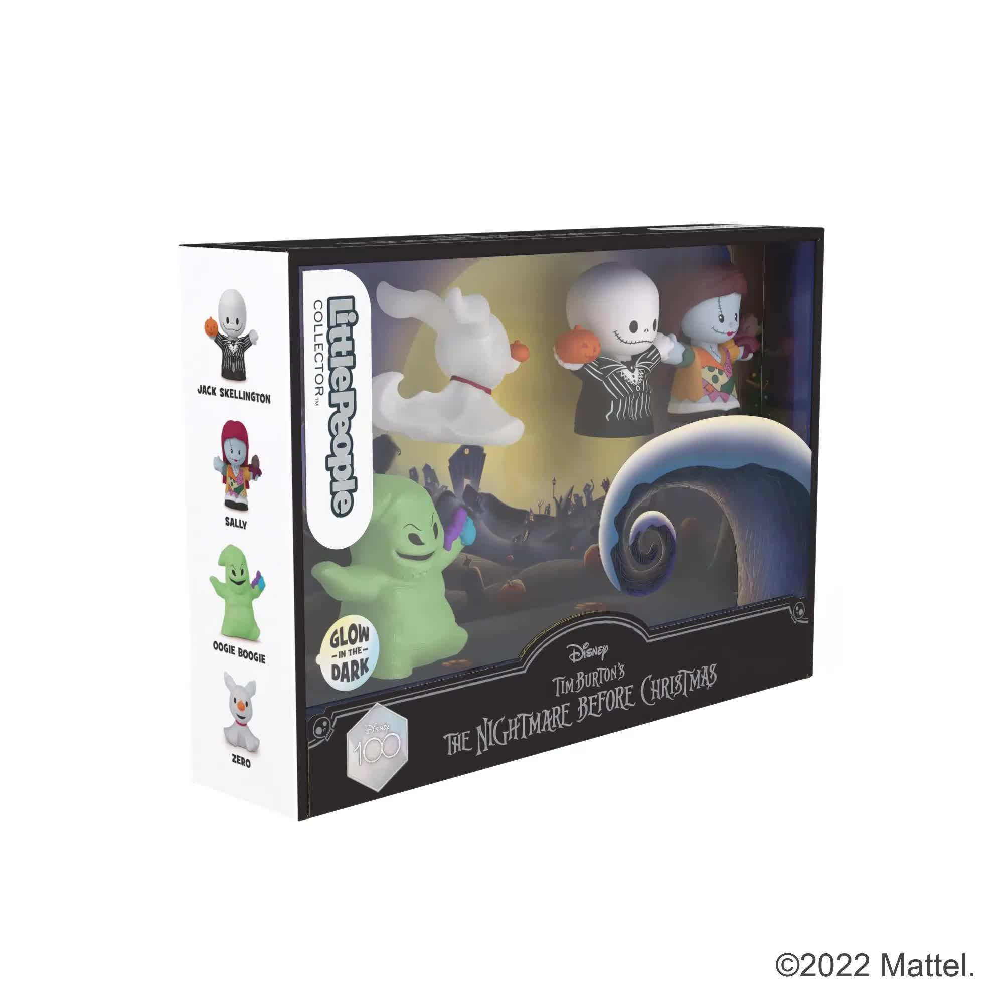 Image thumbnail 7 of 7 of Fisher-Price The Nightmare Before Christmas Little People Collector 4&nbsp;Figure Set