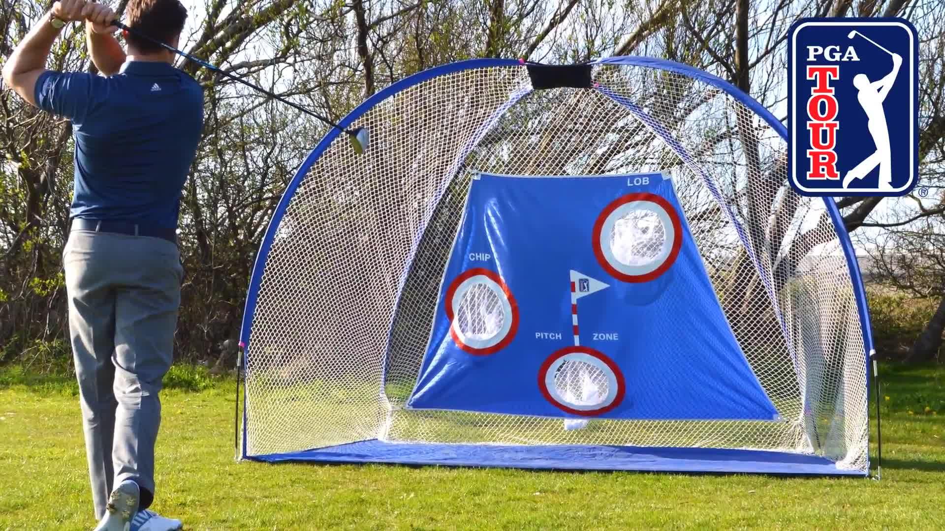 Video of pga-tour-pro-golf-driving-net