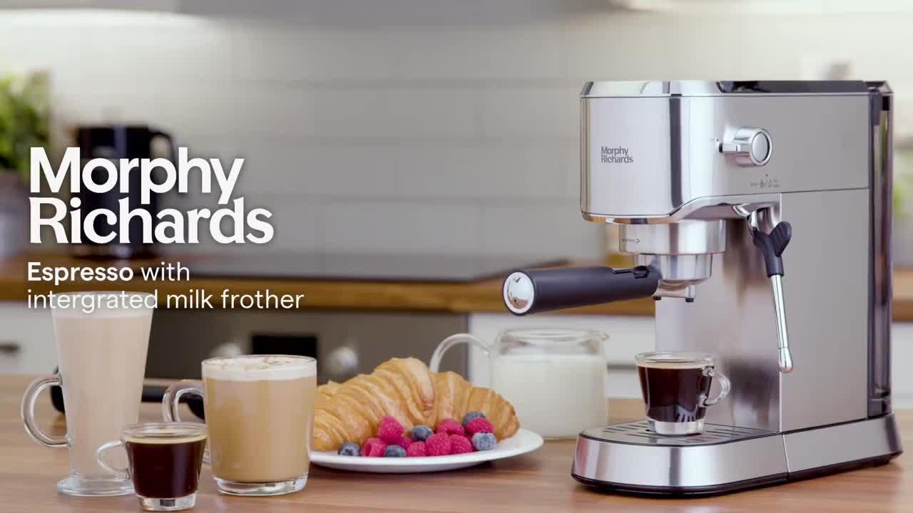 Video of morphy-richards-pump-espresso-coffee-machine-172022
