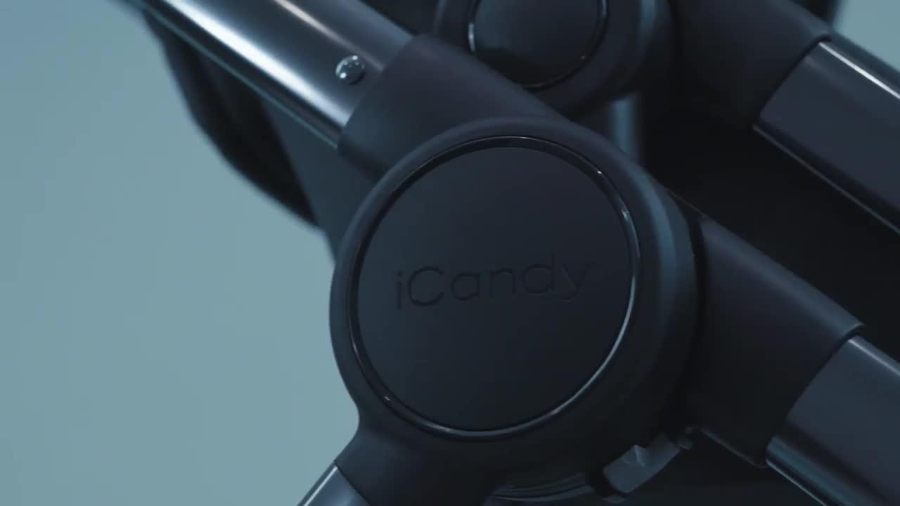 Video of icandy-peach-7-double-dark-grey