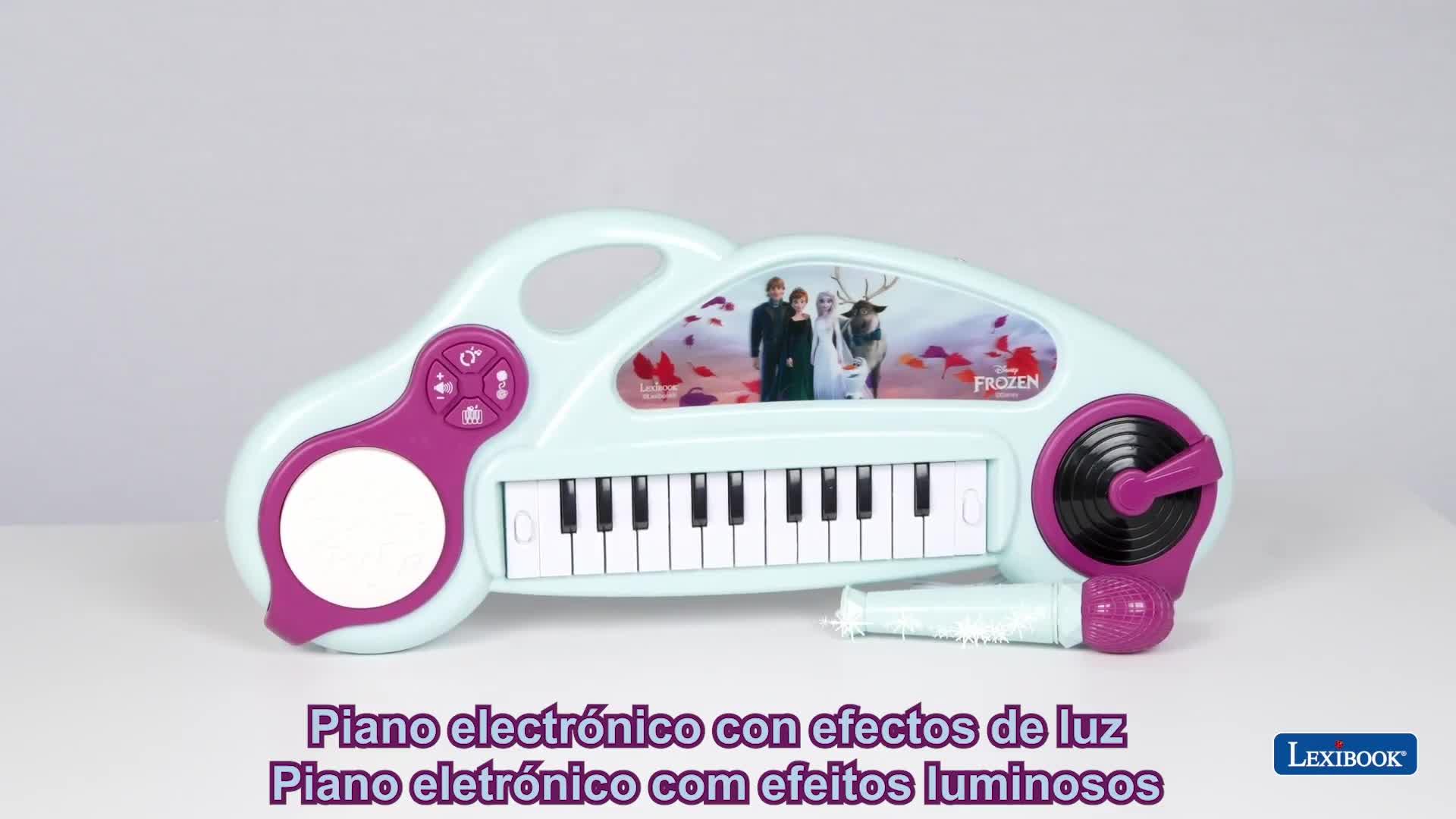 Image thumbnail 6 of 6 of Disney Frozen Frozen&nbsp;Electronic Keyboard with Lights and Microphone&nbsp;