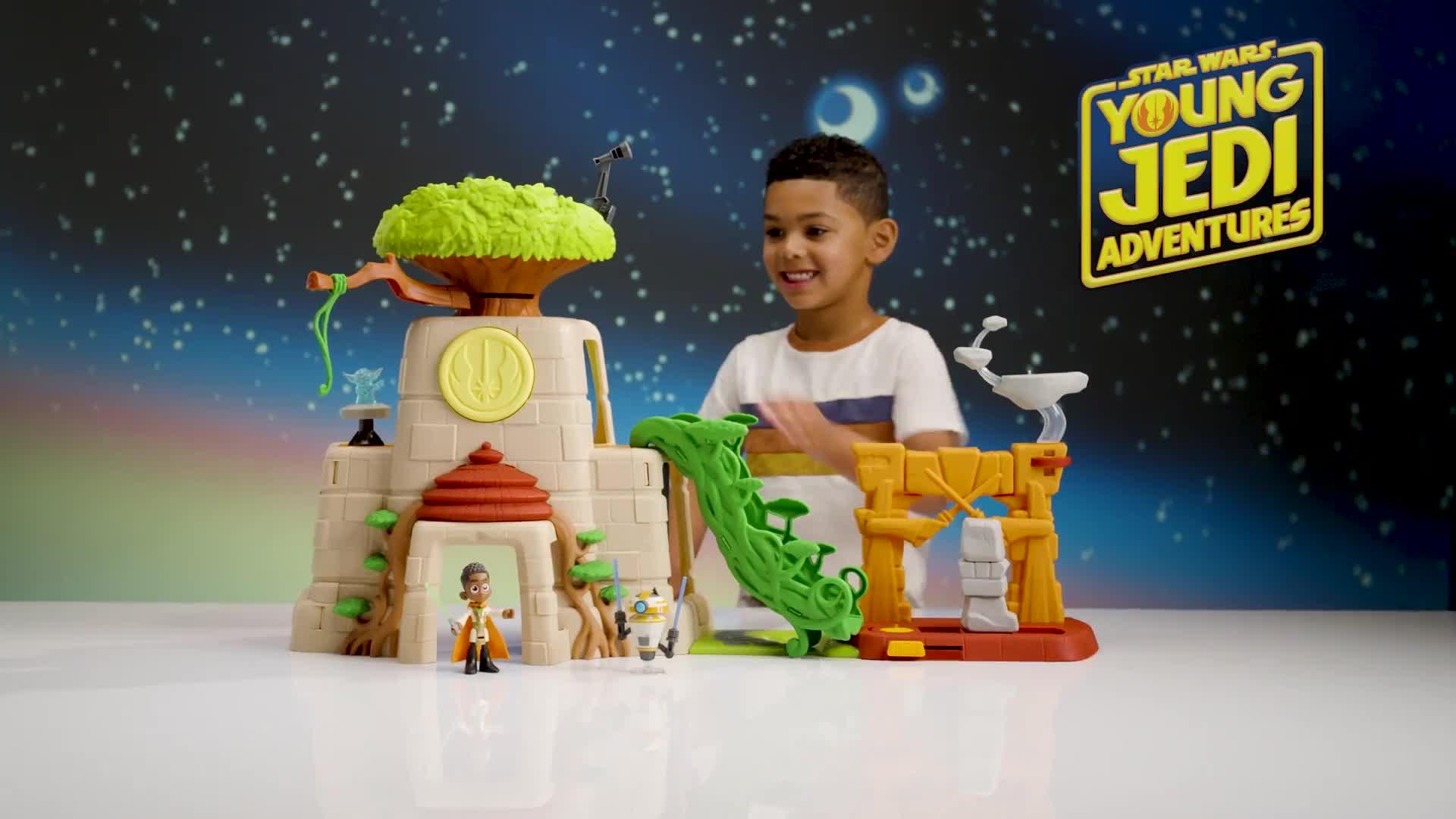 Video of star-wars-tenoo-jedi-temple-playset