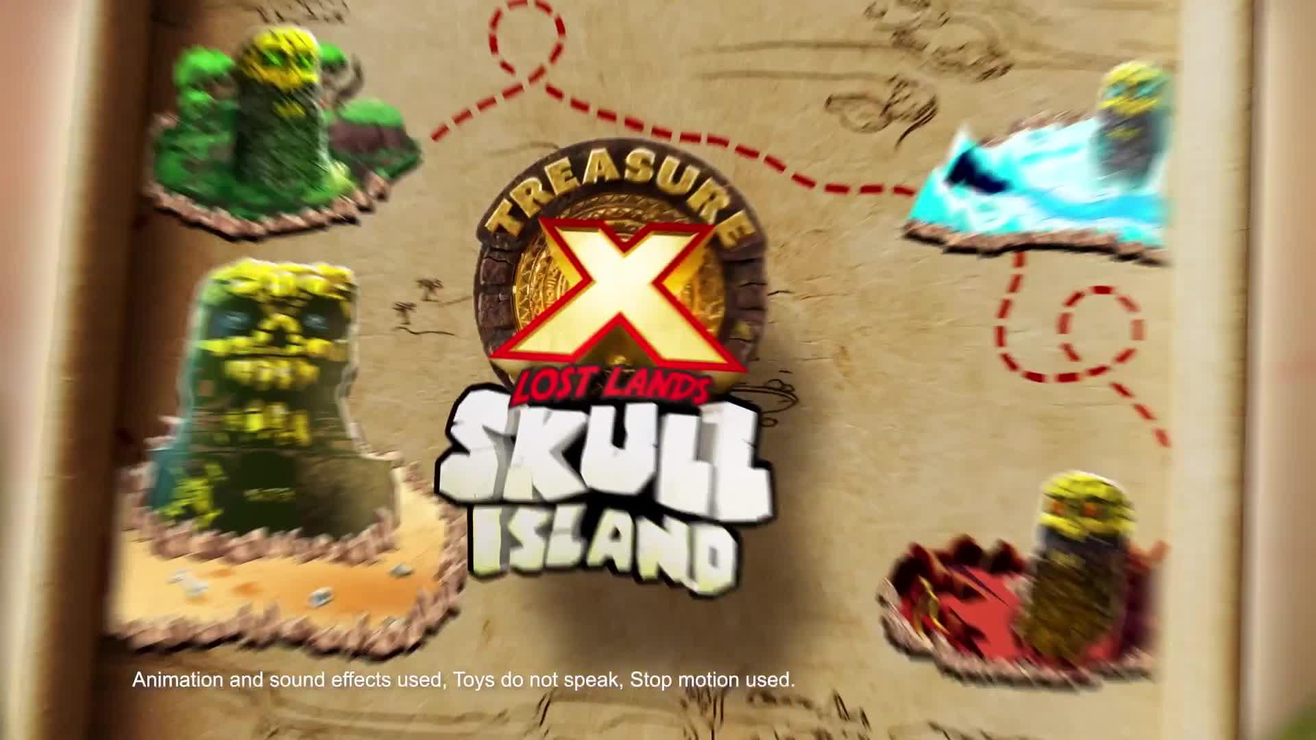 Original Treasure X Lost Lands Skull Island Lava Tower Micro