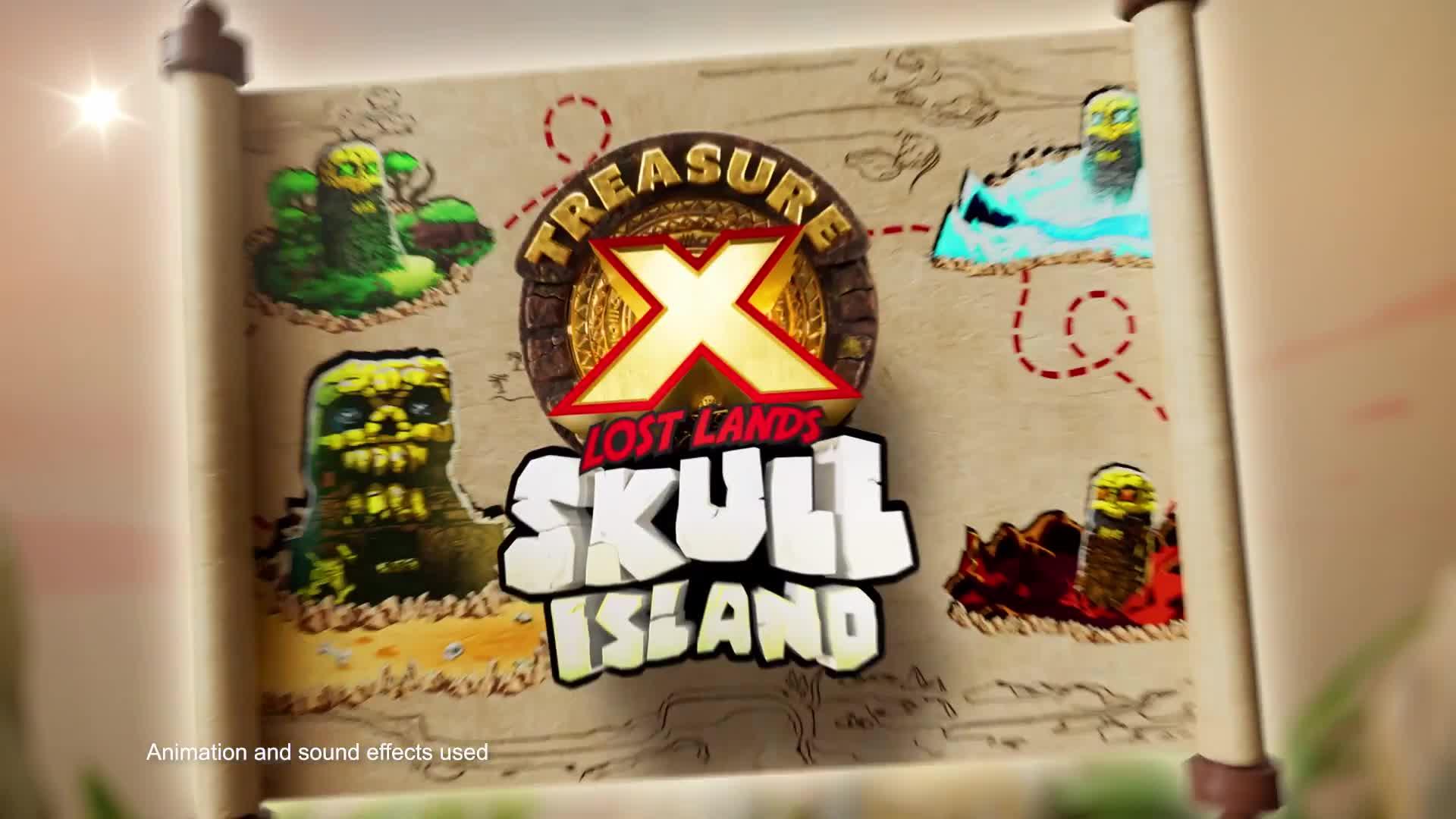 Treasure X Lost Lands Skull Island Temple Mega Playset