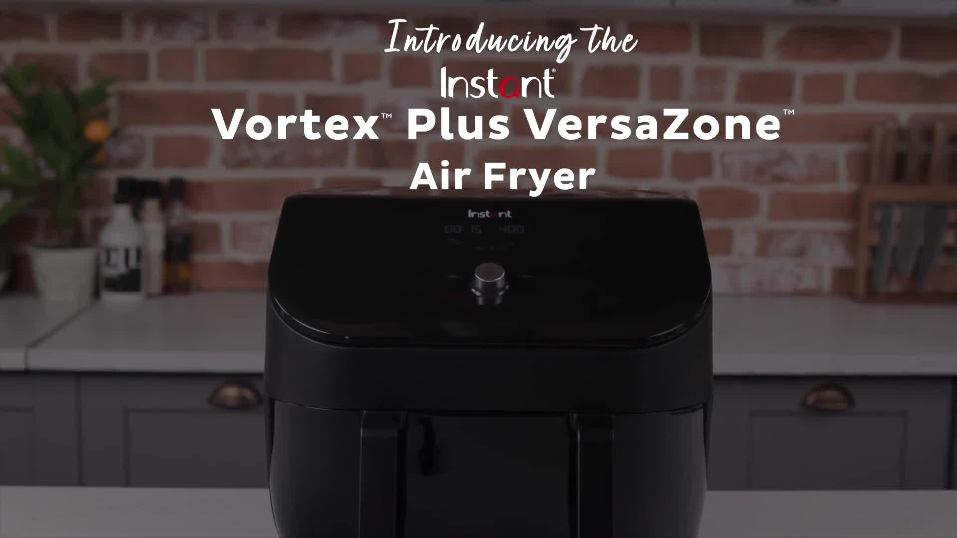 Image thumbnail 5 of 5 of Instant Pot Vortex Plus VersaZone Air Fryer, Black 8.5L- Air Fry, Bake, Roast, Grill, Dehydrate &amp; Reheat