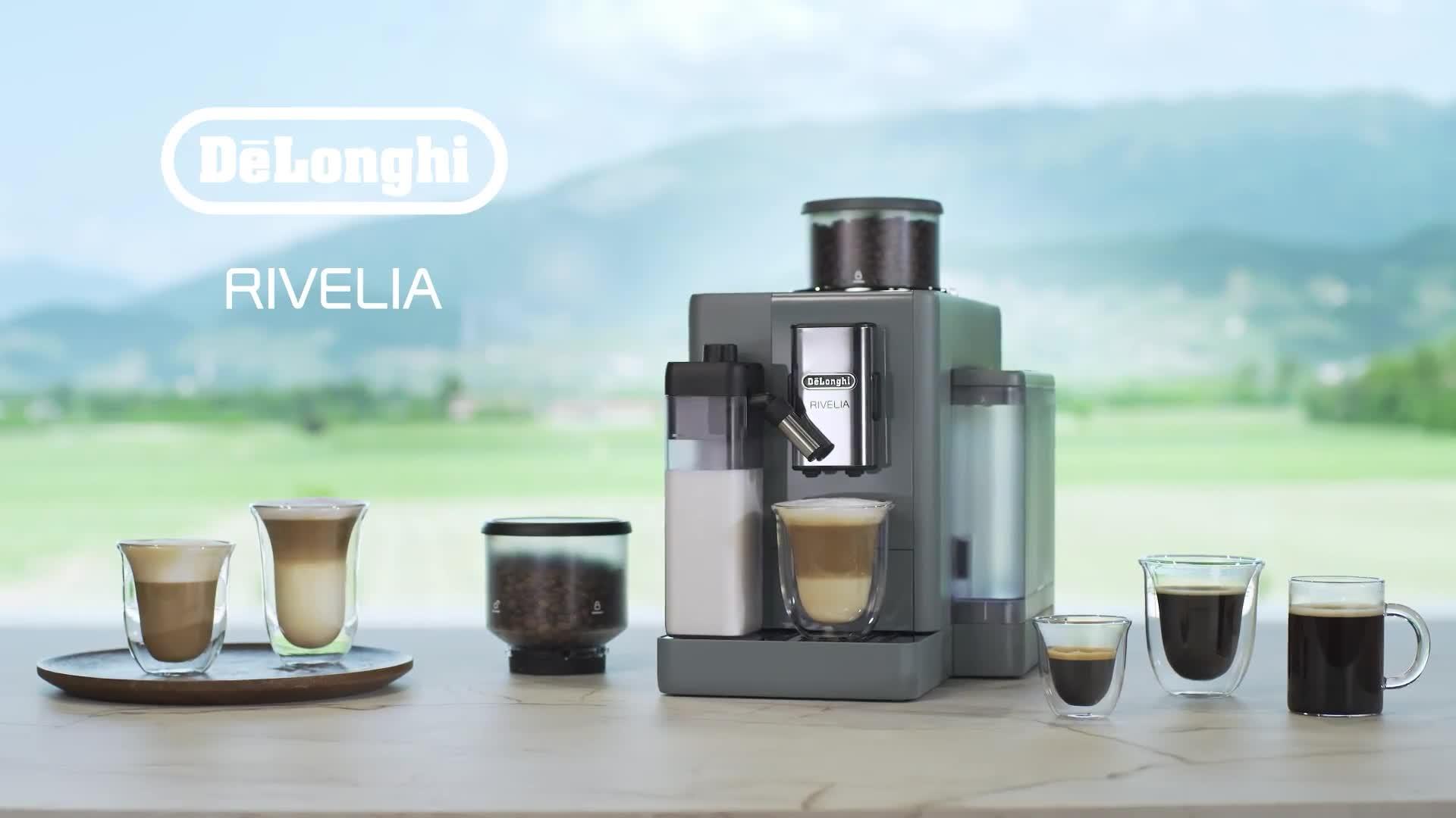 Video of delonghi-rivelia-bean-to-cup-coffee-machinenbspexam44055-grey