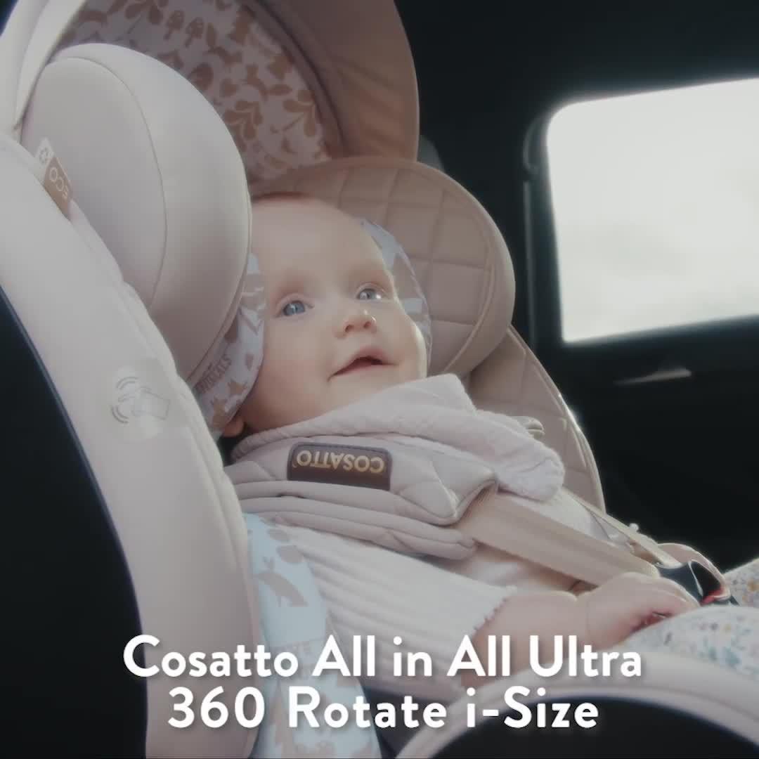 Video of cosatto-all-in-all-360deg-rotate-isofix-r44-car-seat-birth-to-36kg-group-0123-silhouette