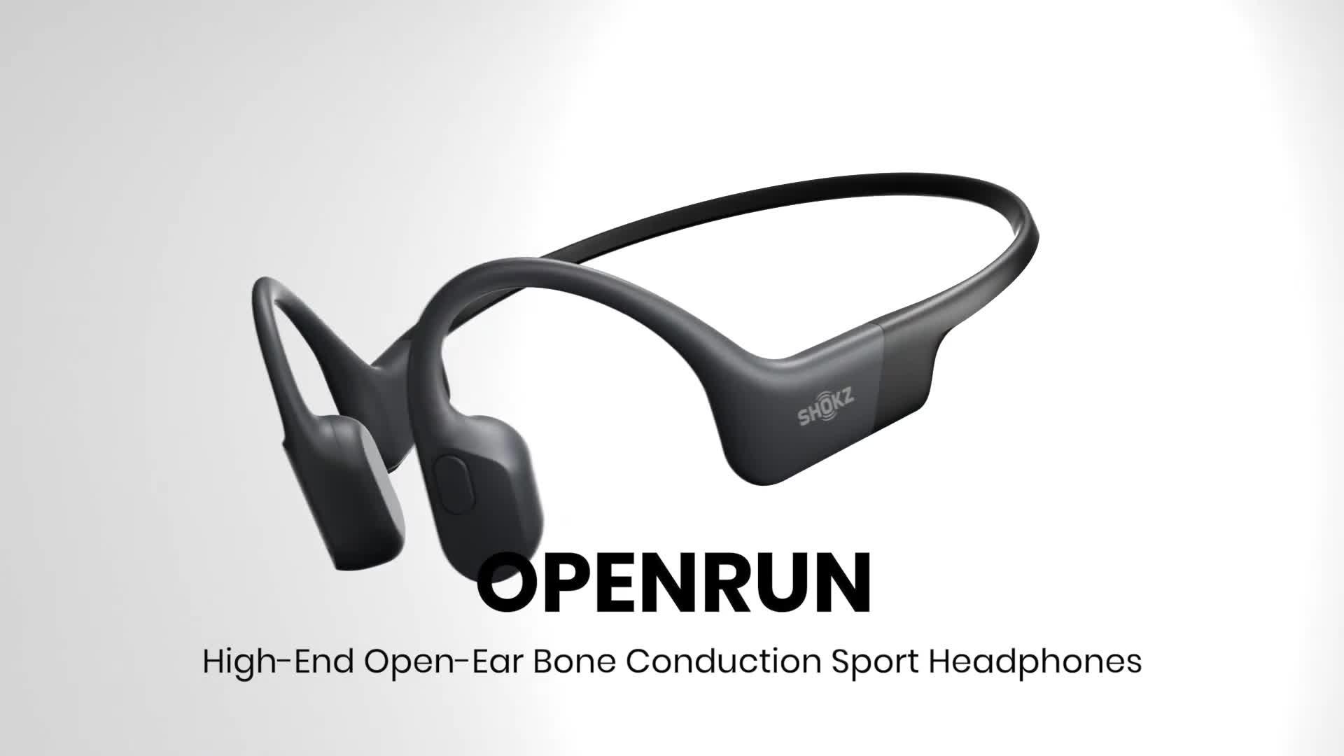 Video of shokz-openrun-mini-bone-conduction-wireless-headphones
