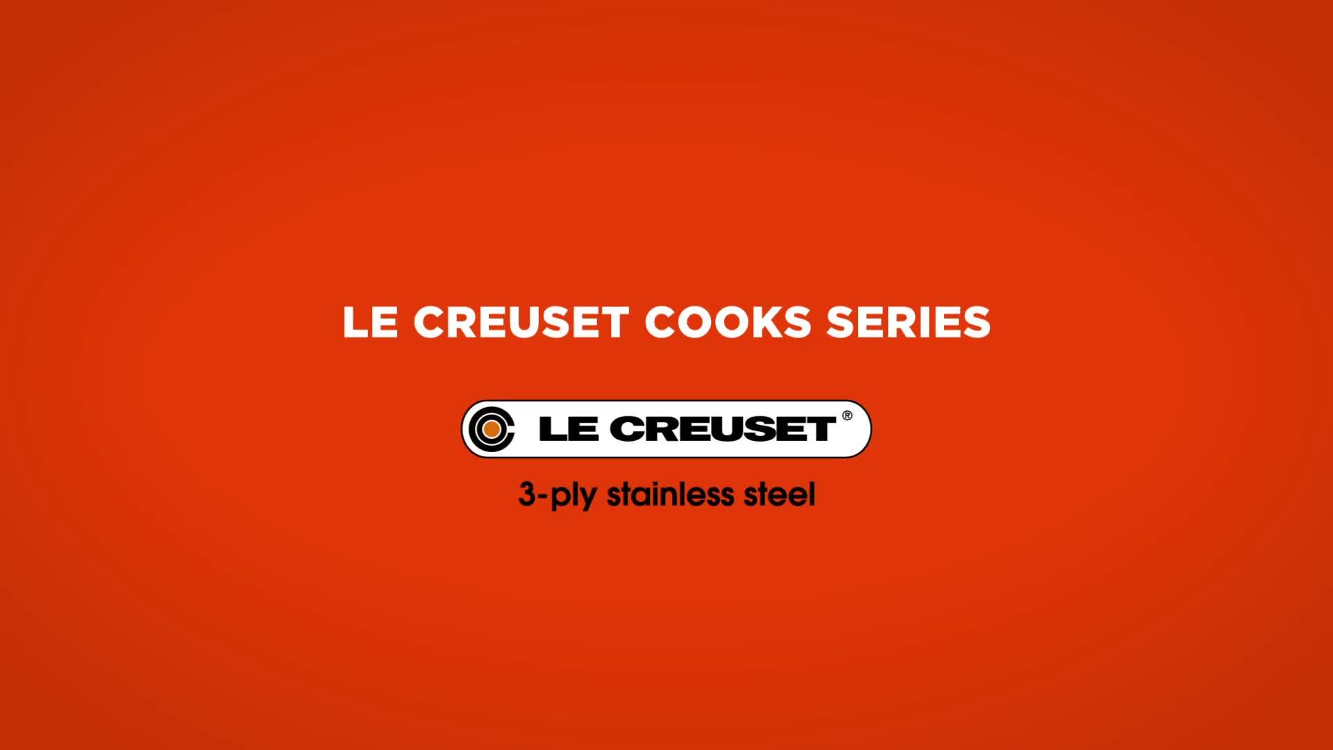 Video of le-creuset-classic-3-ply-stainless-steel-saucepan-16cm