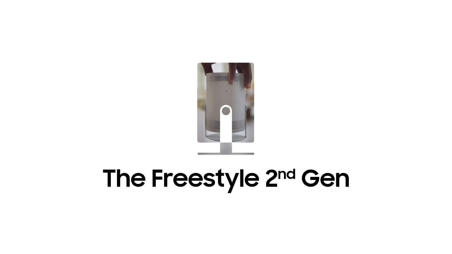 Video of samsung-the-freestyle-2nd-gen-full-hd-hdr-smart-tv-led-projector-with-gaming-hub