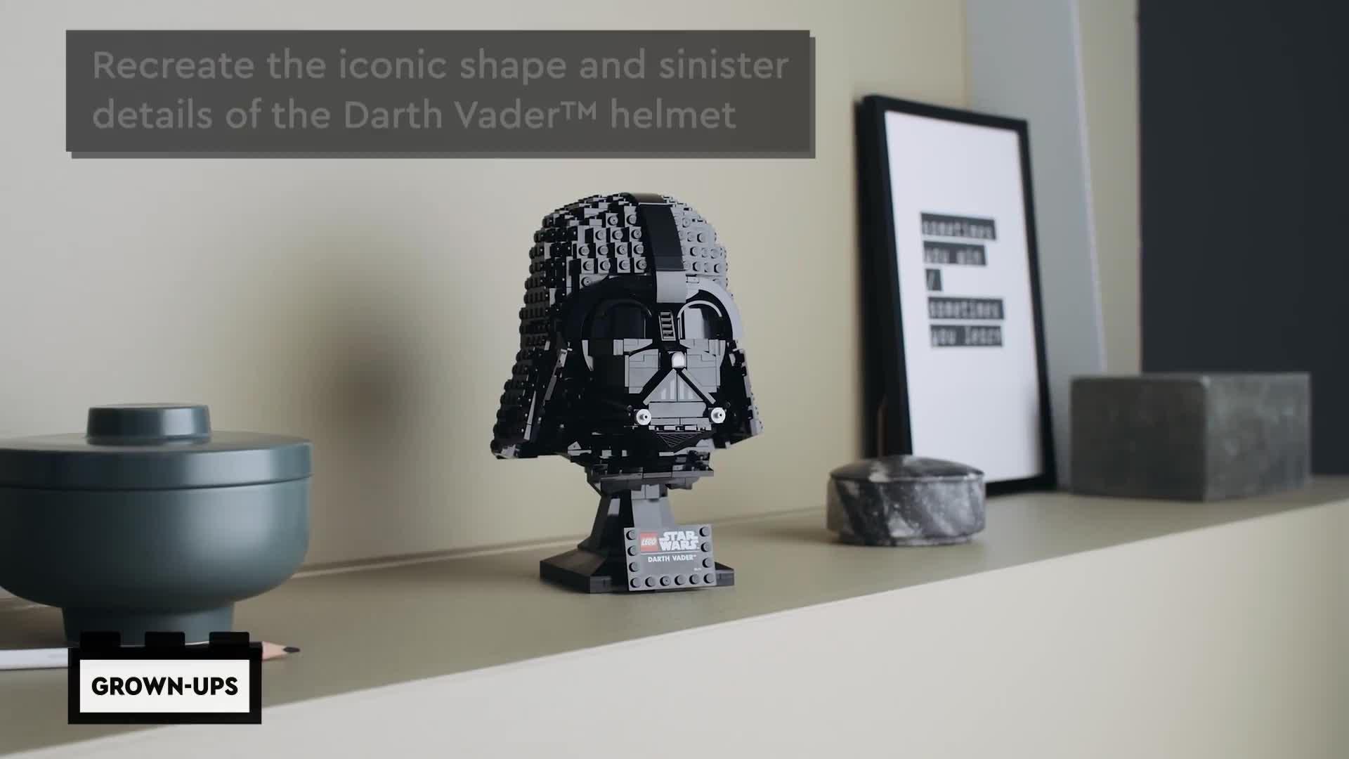 LEGO Star Wars Darth Vader™ Helmet 75304 Collectible Building Kit