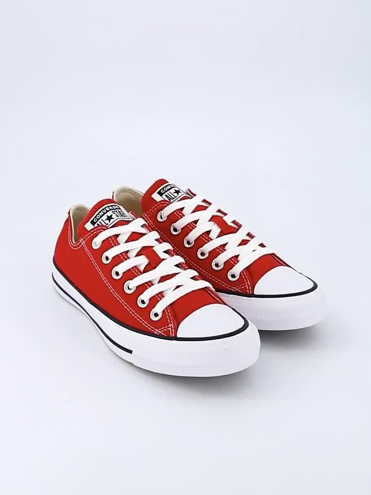 Video of converse-unisex-ox-trainers-red