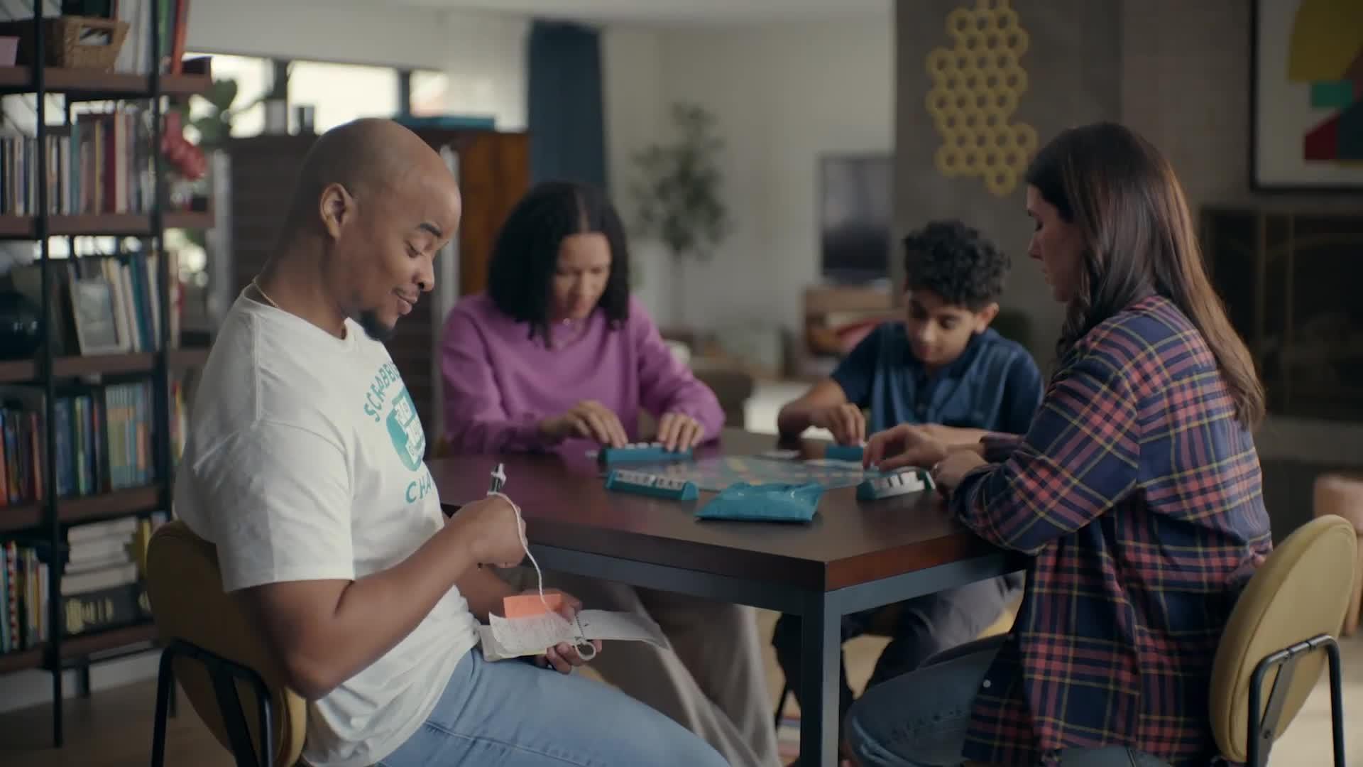 Video of scrabble-classic-refresh--nbspdouble-sided-word-board-game