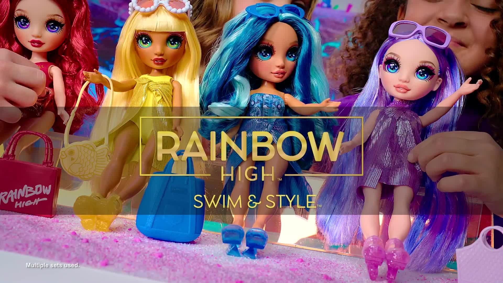 Video of rainbow-high-swim-amp-style-doll-sunny-yellow