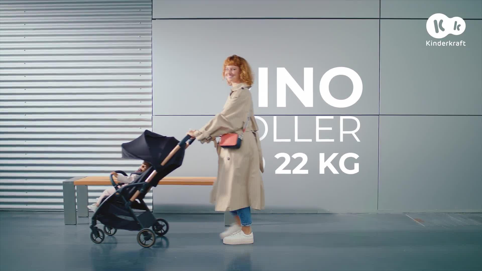 Video of kinderkraft-apino-compact-stroller-dune-beige