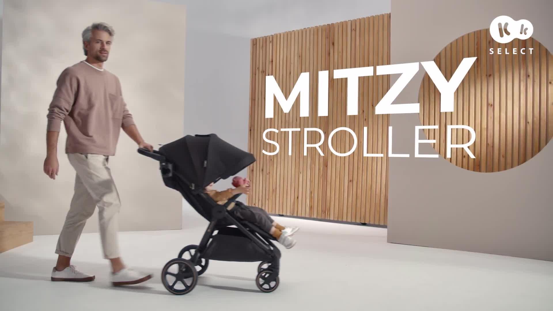 Video of kinderkraft-mitzy-stroller-linen-beige