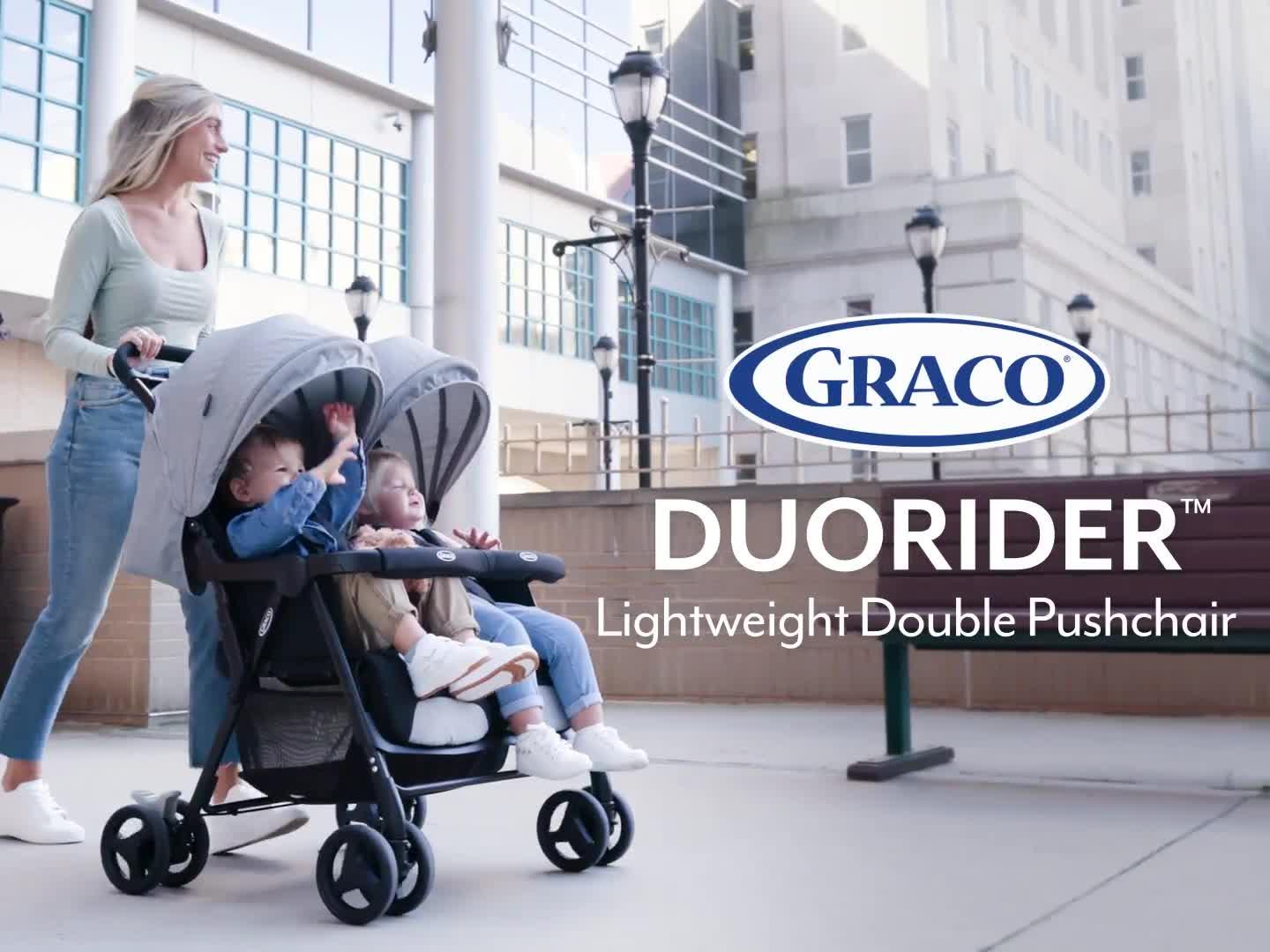 Image thumbnail 8 of 8 of Graco DuoRider Lightweight Double Pushchair - Steeple Grey