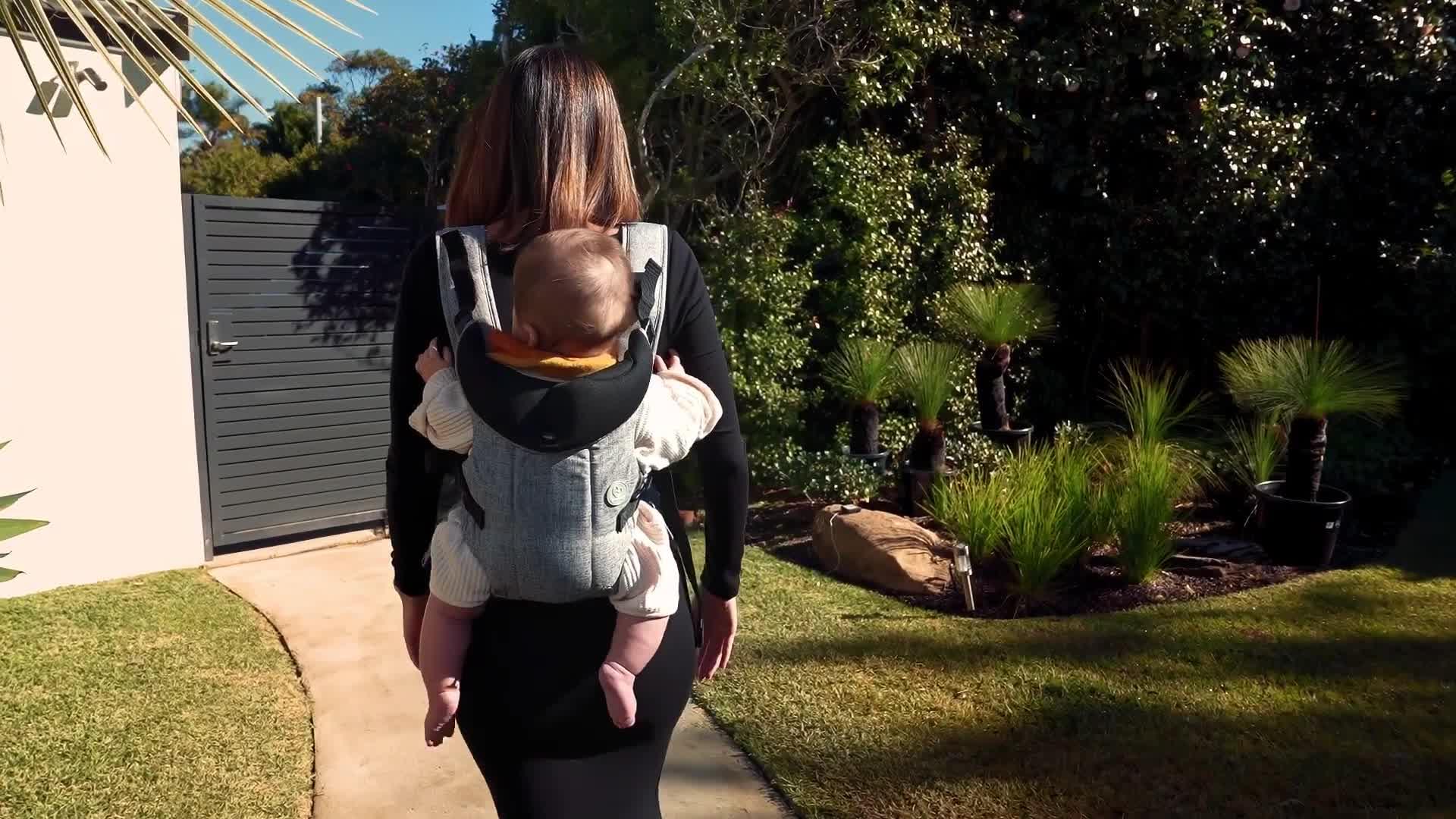 Video of dreambaby-3-positions-journey-baby-carrier--grey