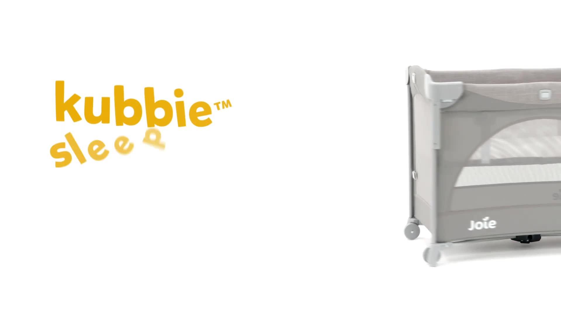 Image thumbnail 8 of 8 of Joie Kubbie Sleep Travel Cot- Shale