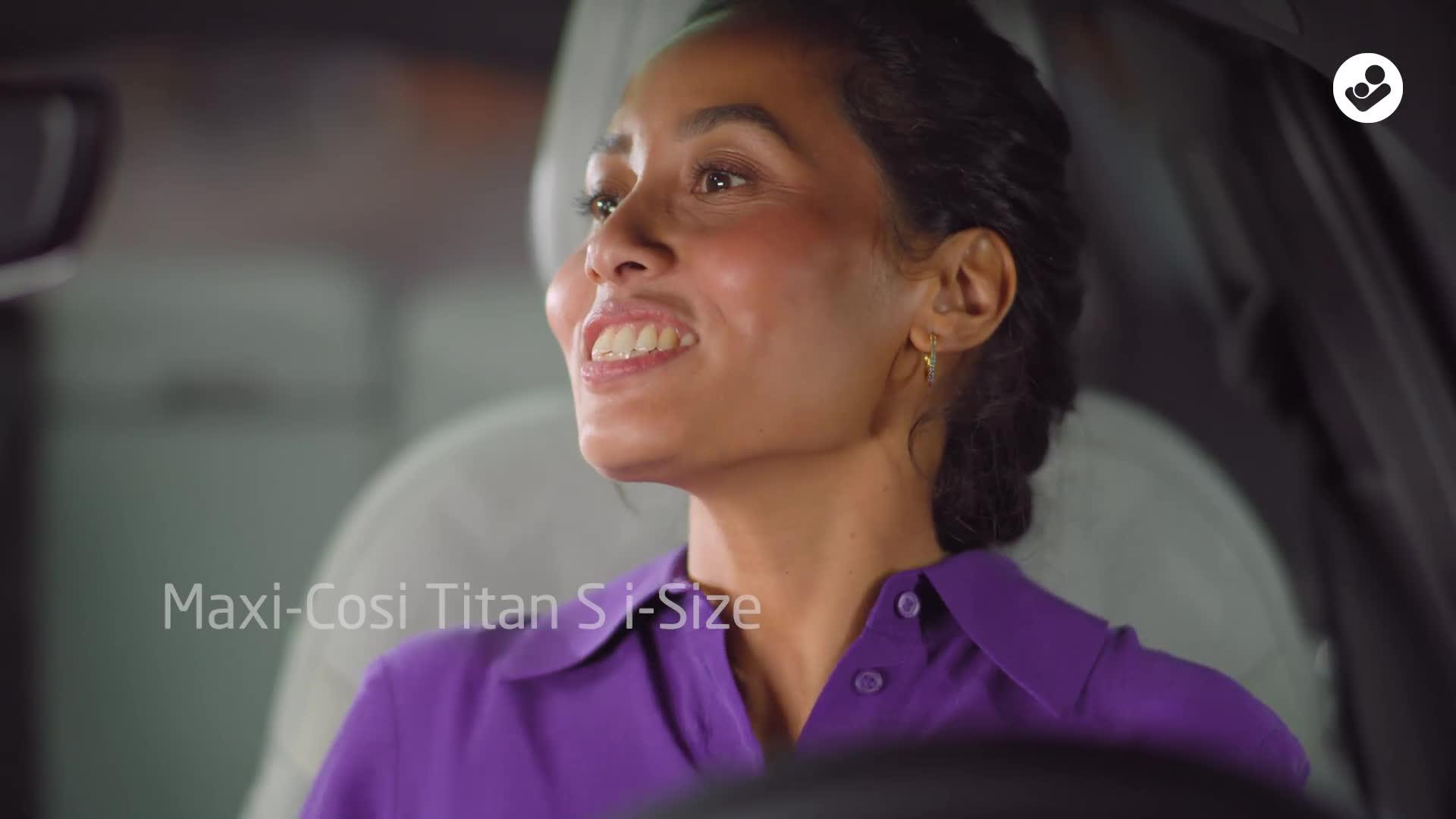 Video of maxi-cosi-titan-s-i-size-car-seat-15-months-12-years-76-150cm-9-36kg-isofix-amp-tt-installation-tonal-graphite