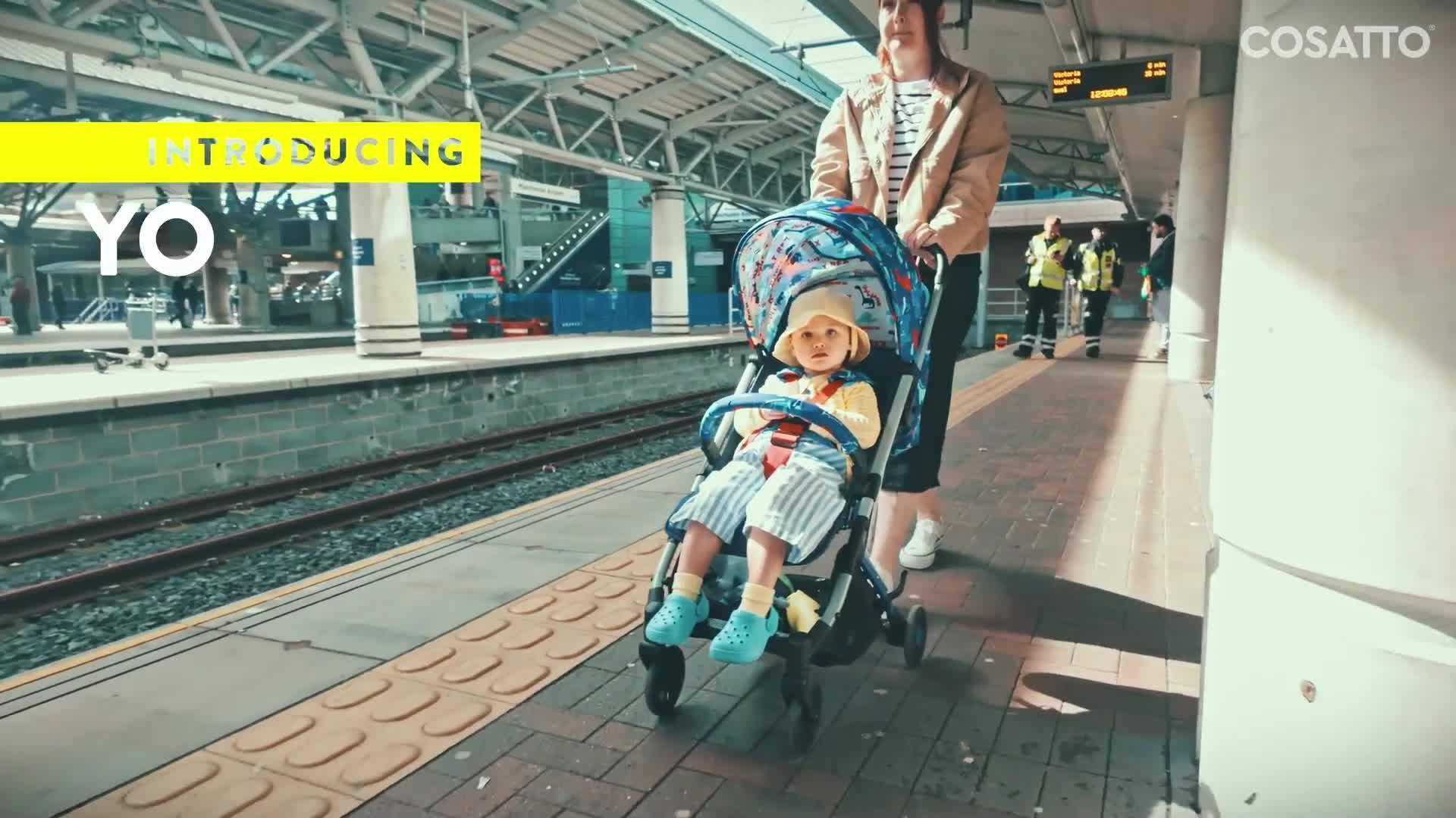 Image thumbnail 6 of 6 of Cosatto Yo! Airline Approved Travel Stroller - Dino Bright