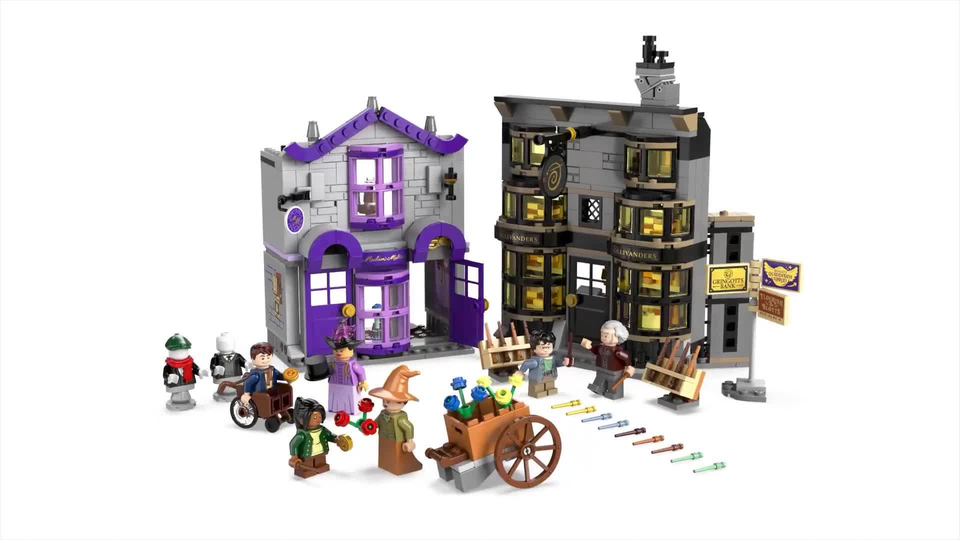 Video of lego-harry-potter-ollivanders-amp-madam-malkins-robes-76439