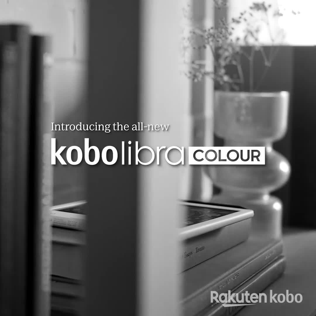 Video of kobo-libra-colournbsp7-inch-ereader--nbspe-ink-kaleido-3-colour-display-kobo-stylus-2-compatibility-waterproof-black