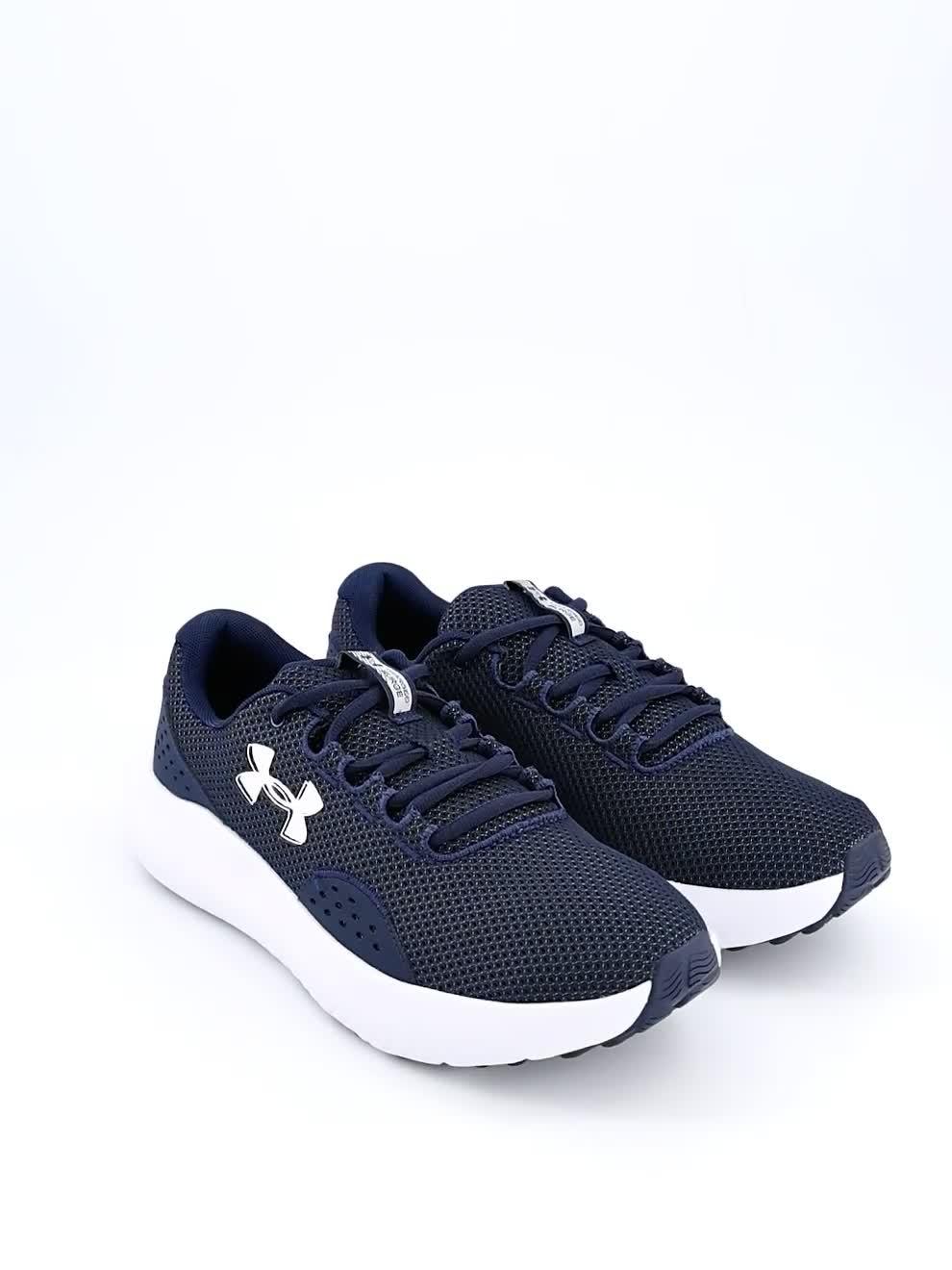 Under Armour Charged 24/7 Shoes Sneakers Men\'s Size 13 Navy Blue White Comfort UNDER ARMOUR Mens Running Charged Surge 4 Trainers - Navy  main image 4
