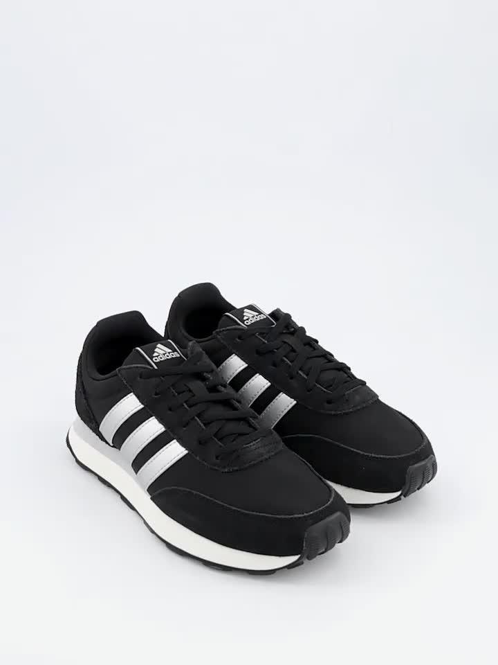 Video of adidas-sportswear-womens-run-60s-30-trainers-blackwhite