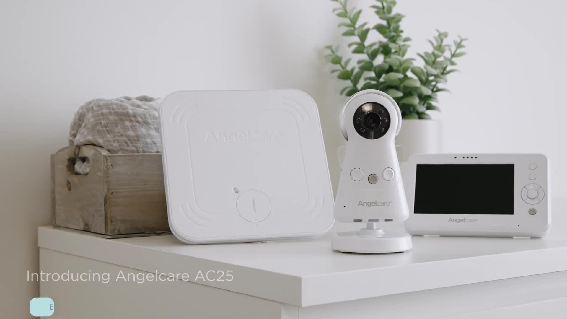 Image thumbnail 8 of 8 of Angelcare AC25-1 Baby Movement Monitor with Video &amp; Sound