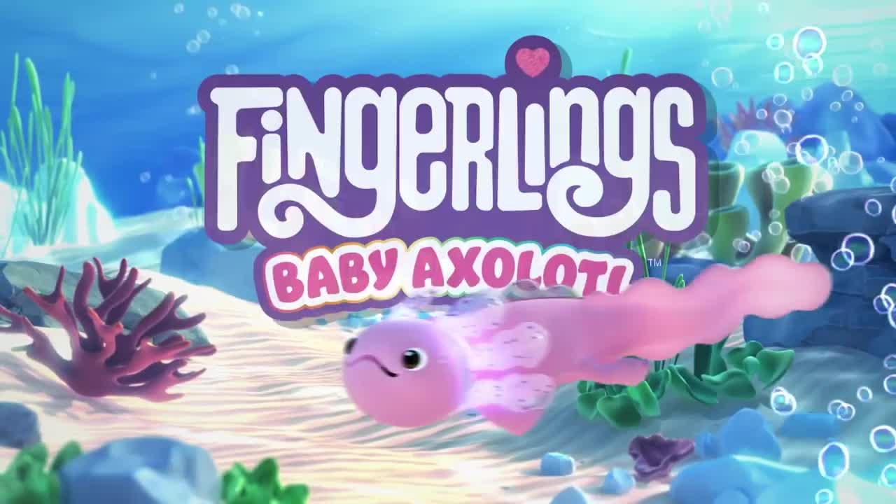 Video of fingerlings-axolotl