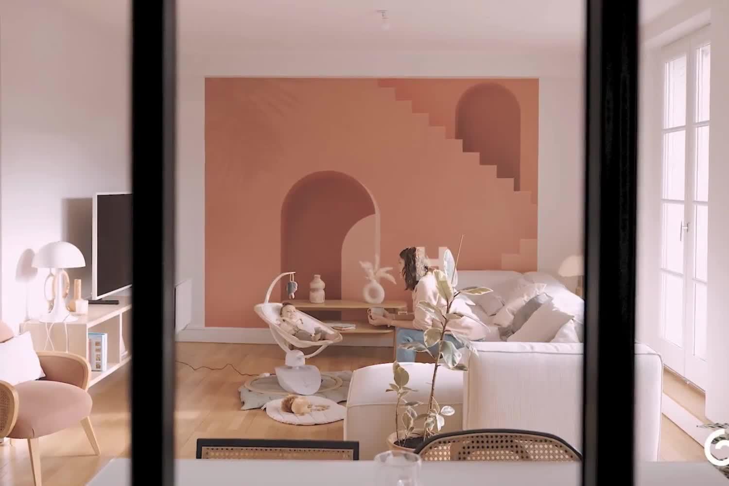 Image thumbnail 7 of 7 of Babymoov Swoon Hoop Remote Controlled Baby Swing Bouncer