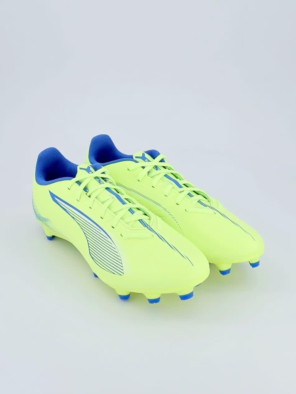 Video of puma-mens-ultra-5-play-firm-ground-football-boots-fizzy-applewhitebluemazing