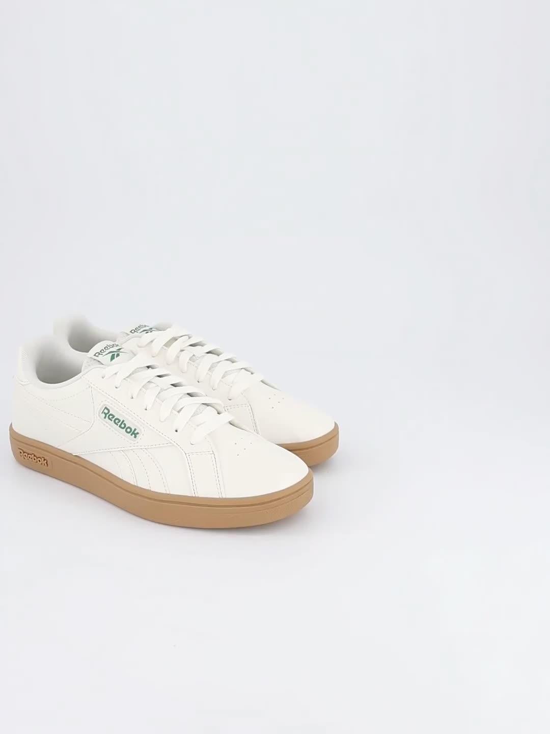 Video of reebok-womens-court-retro-trainers-off-white