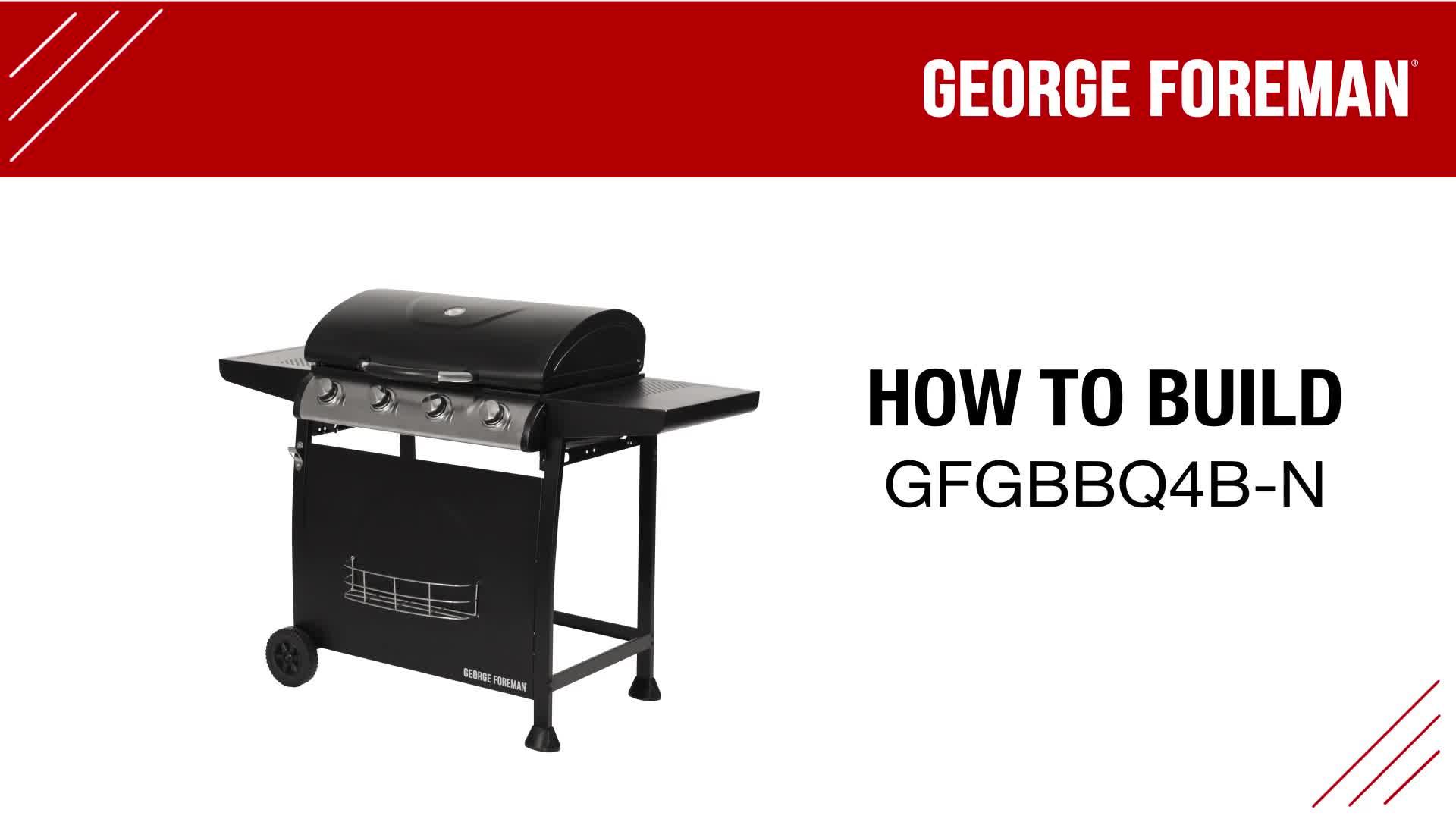 Video of george-foreman-gfgbbq4b-n-4-burner-gas-bbq--nbspblack