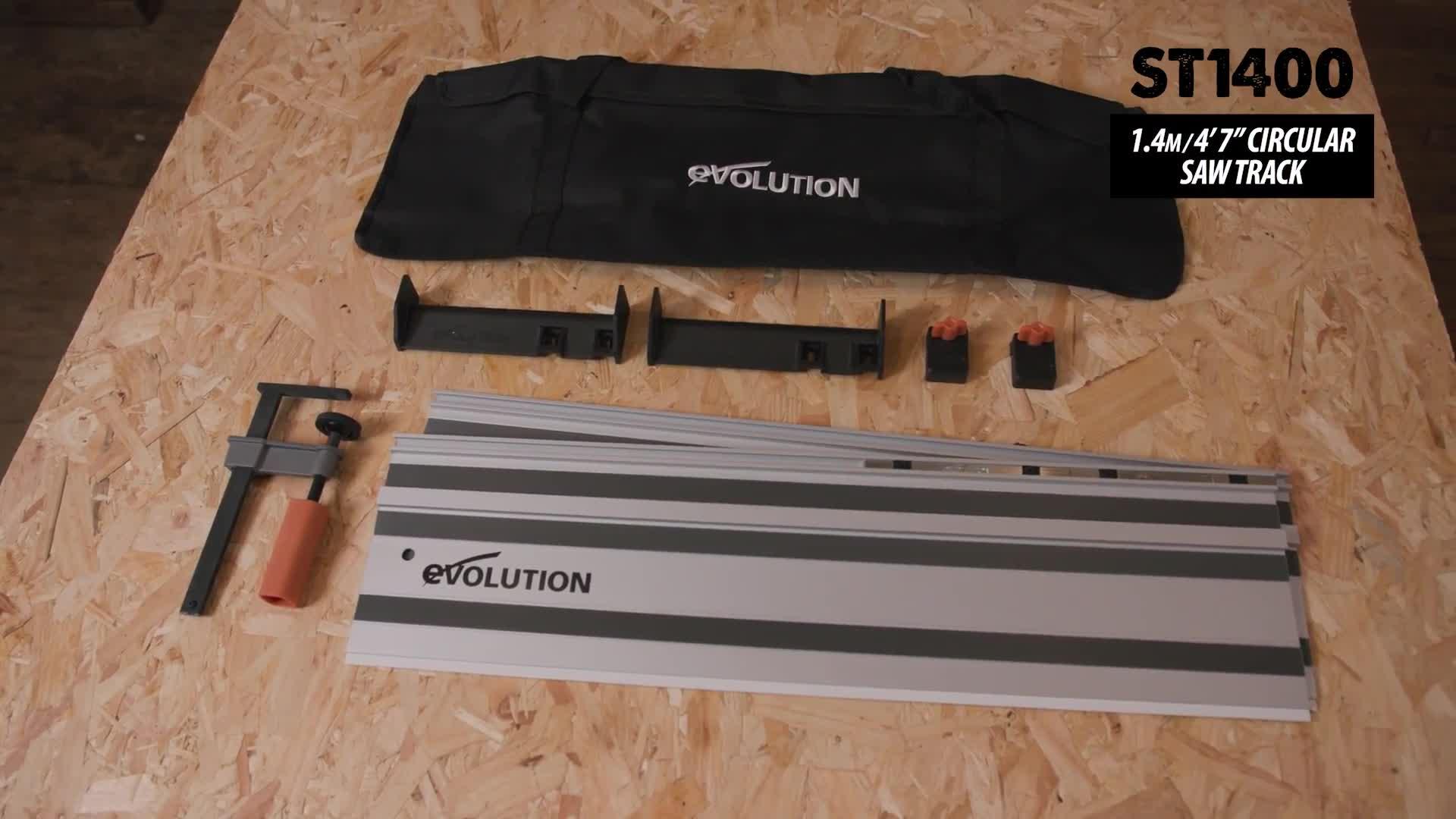 Image thumbnail 2 of 2 of Evolution ST2800-G2 Track for Circular Saws 2800mm (2x 1400mm)