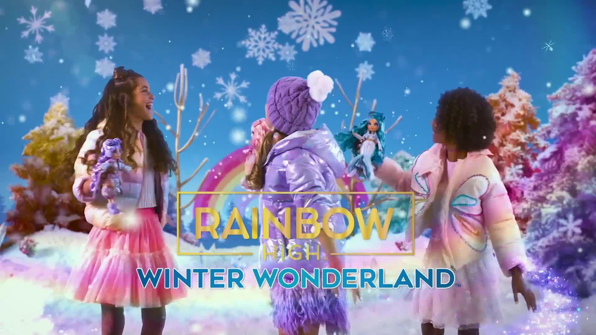 Video of rainbow-high-winter-wonderland-doll-bella-pink