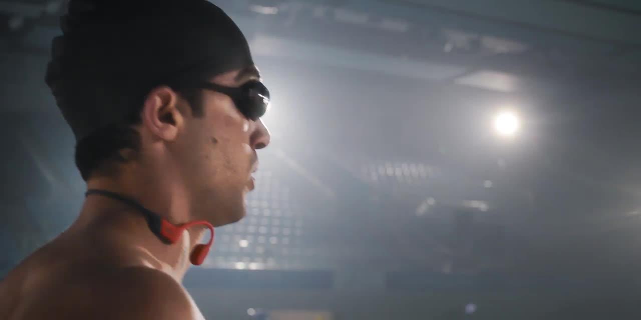 Video of shokz-openswim-pro