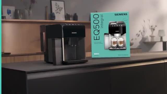 Image thumbnail 8 of 8 of Siemens Siemens EQ500 TQ513GB1 Bean to Cup Coffee Machine - Silver &amp; Black