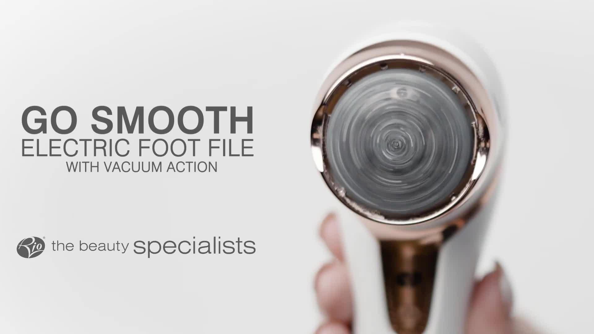 Image thumbnail 8 of 8 of Rio Go Smooth Electric Foot File Hard Skin Remover with Vacuum Action