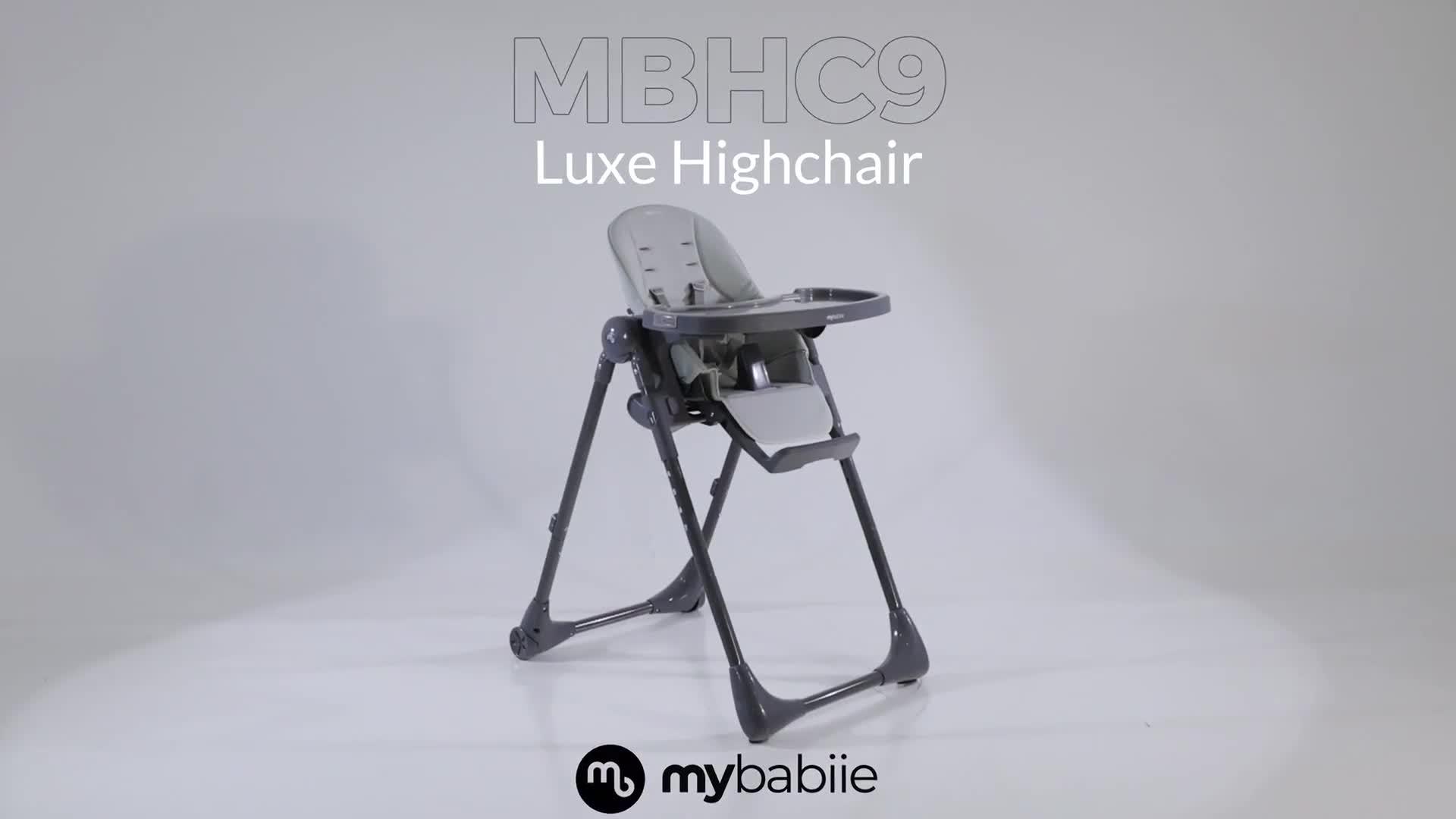 Video of my-babiie-mbhc9-luxe-highchair-from-birth-oatmeal