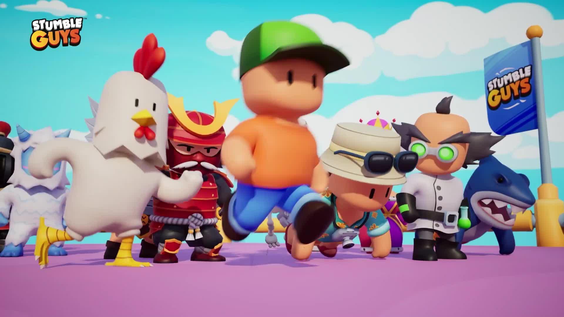 Video of stumble-guys-45-action-figures-2pk-window-box-mr-stumble-amp-sprinkles
