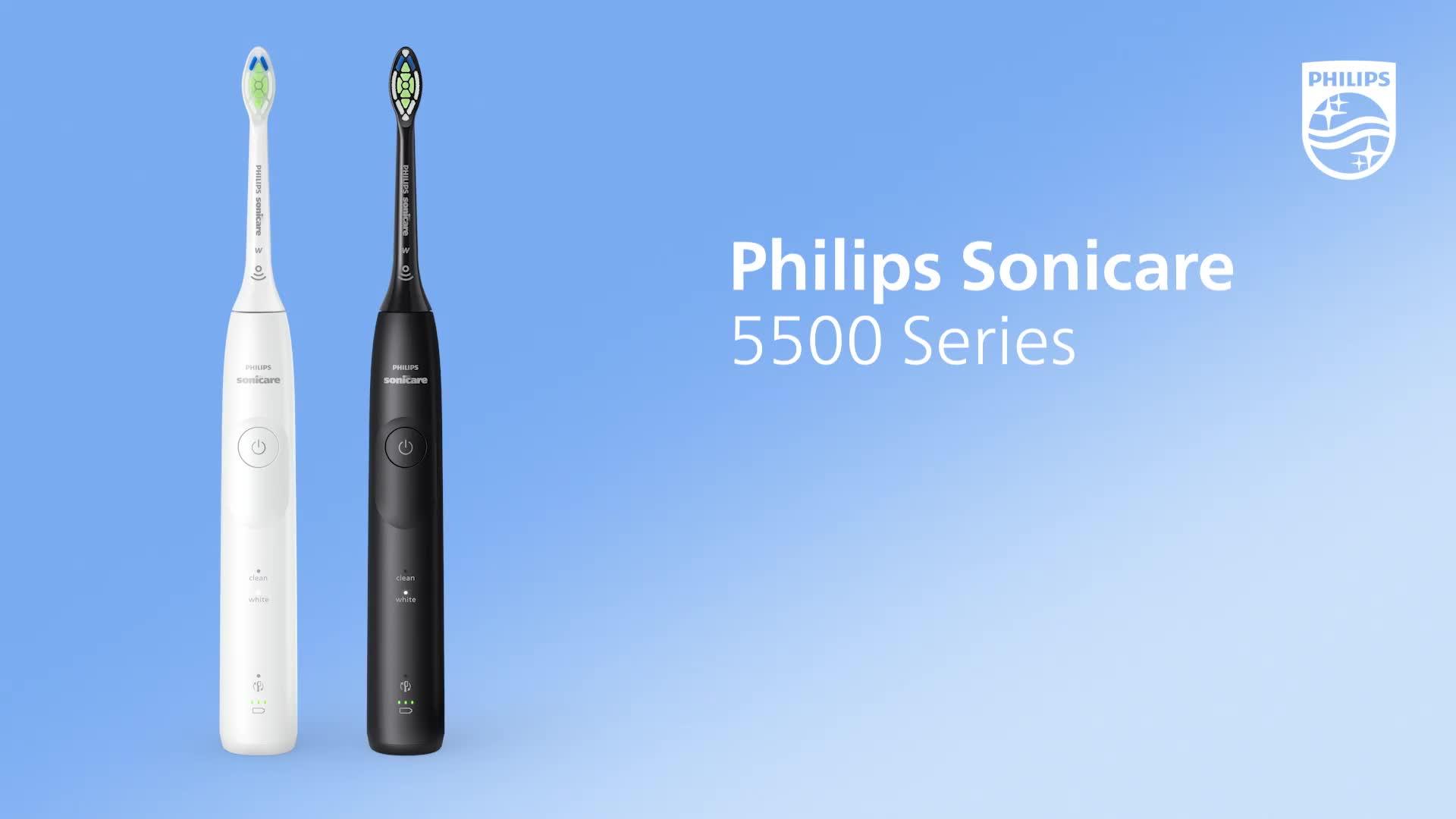 Video of philips-sonicare-5500-series-electric-toothbrush-hx711001