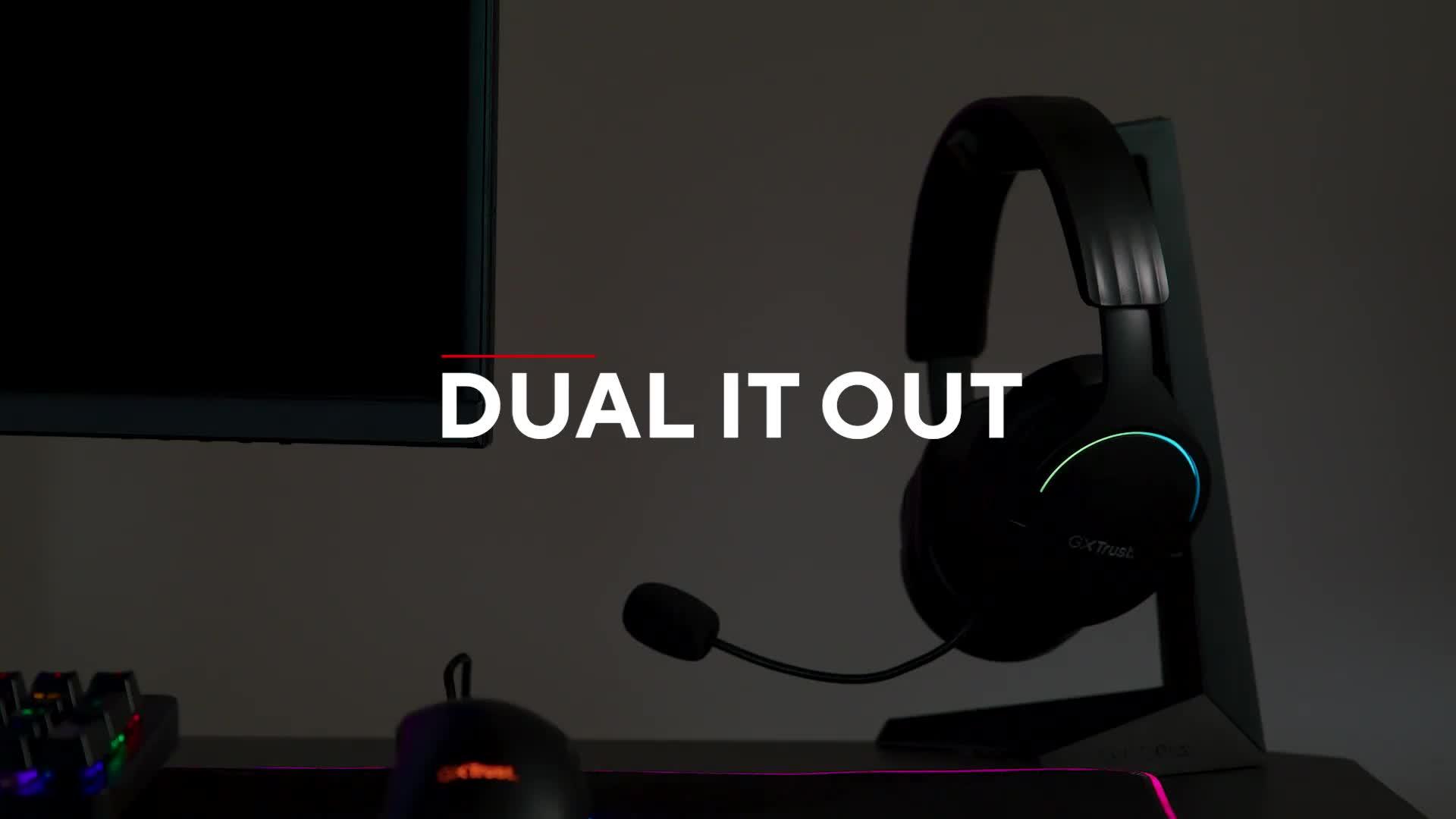 Video of trust-gxt-491-fayzo-dual-wireless-gaming-headset-for-ps45-nintendo-switch-pc-laptop-smartphone