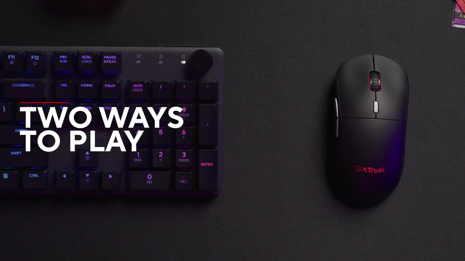 Video of trust-gxt926-redex-ii-wireless-rgb-black-gaming-mouse-for-pc-laptop-ps5-ps4-xbox-series-sx